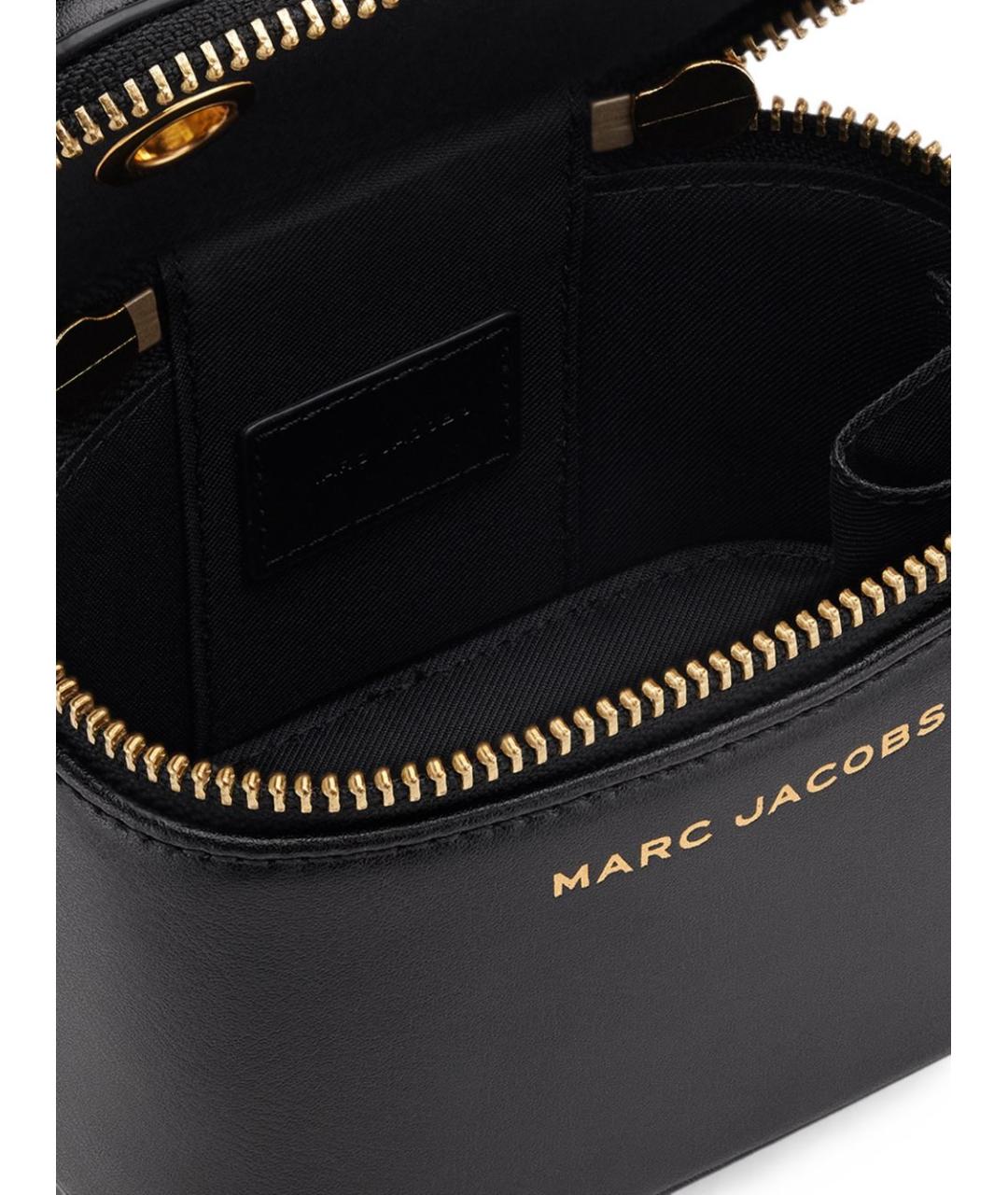 MARC JACOBS Черная кожаная сумка через плечо, фото 4