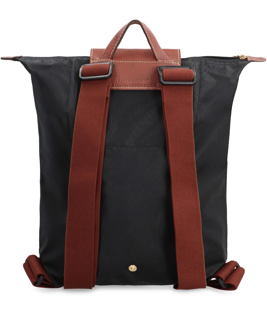 LONGCHAMP Черный синтетический рюкзак, фото 3