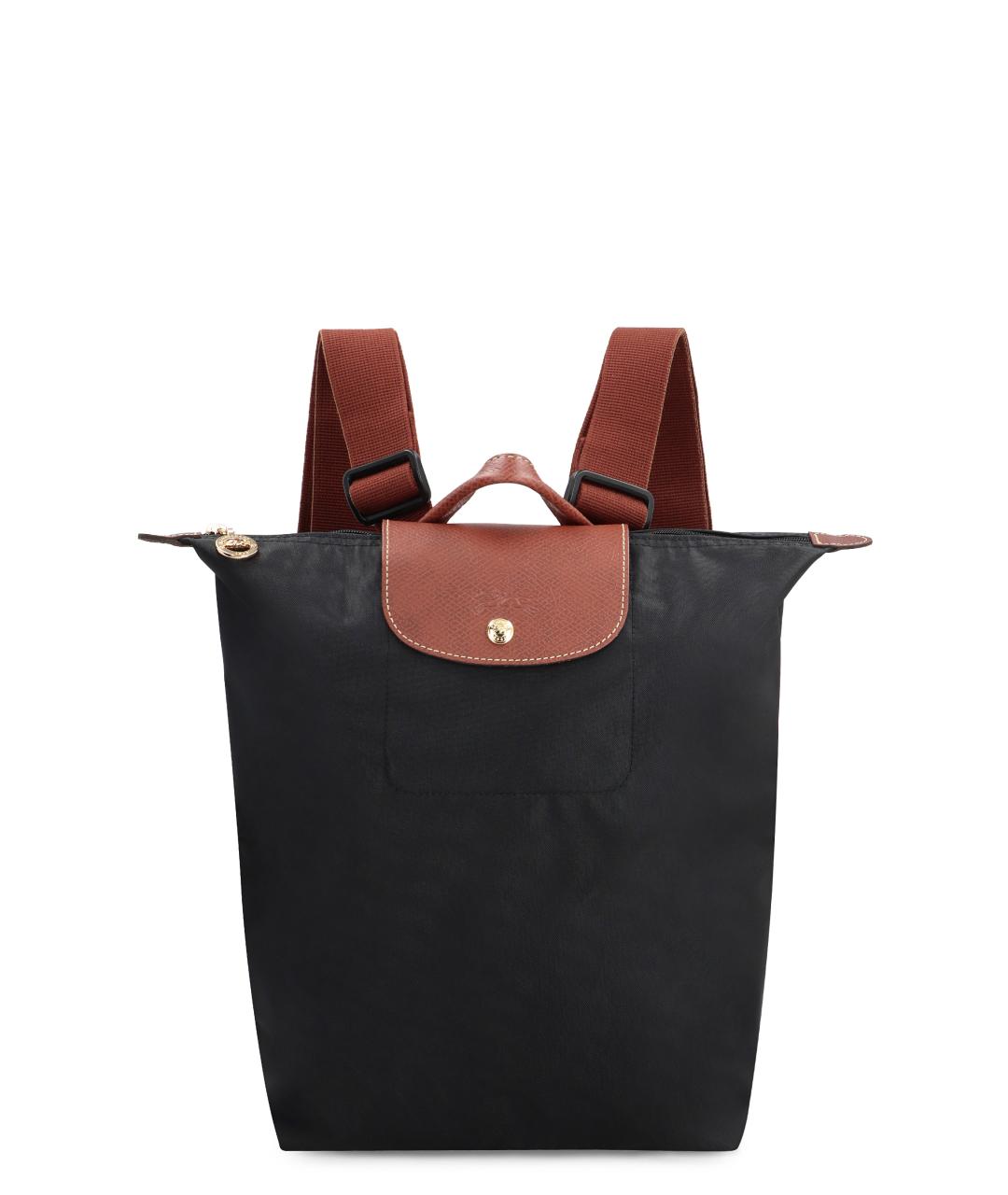 LONGCHAMP Черный синтетический рюкзак, фото 1