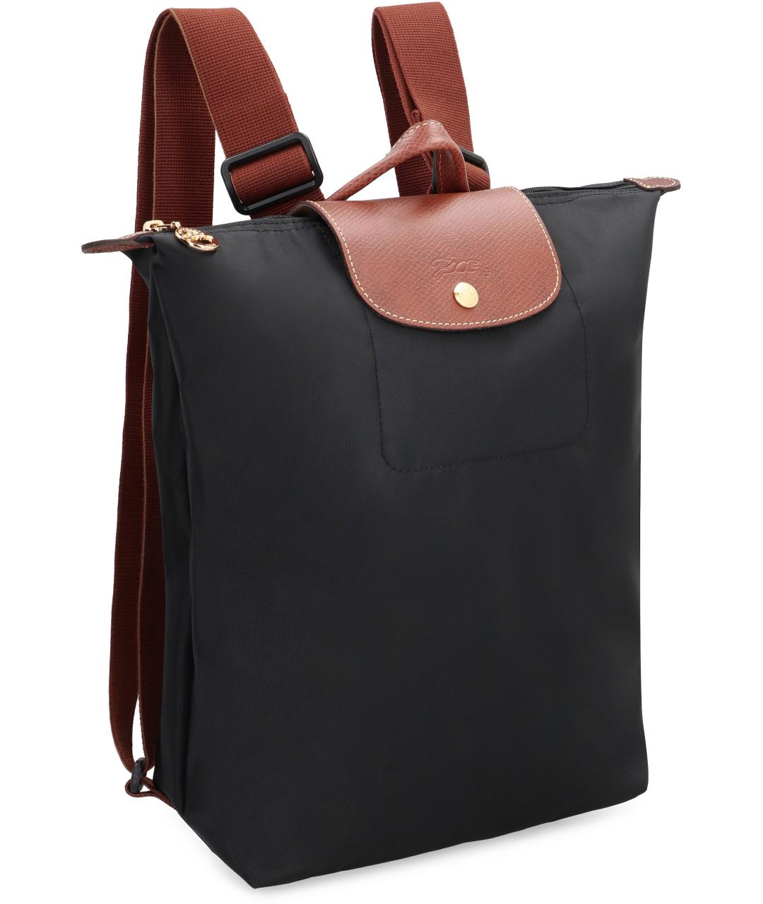 LONGCHAMP Черный синтетический рюкзак, фото 2