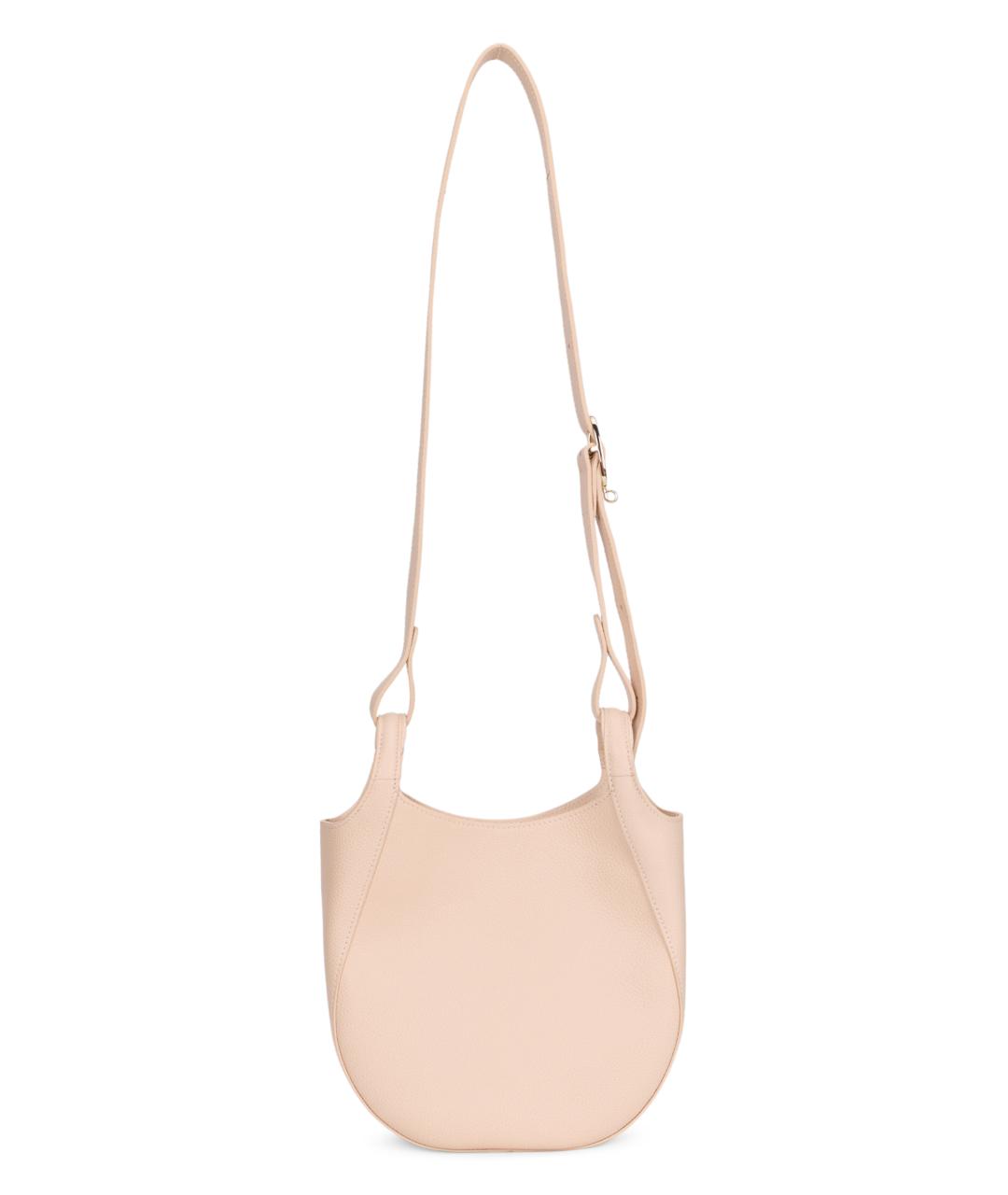 LONGCHAMP Розовая кожаная сумка через плечо, фото 3