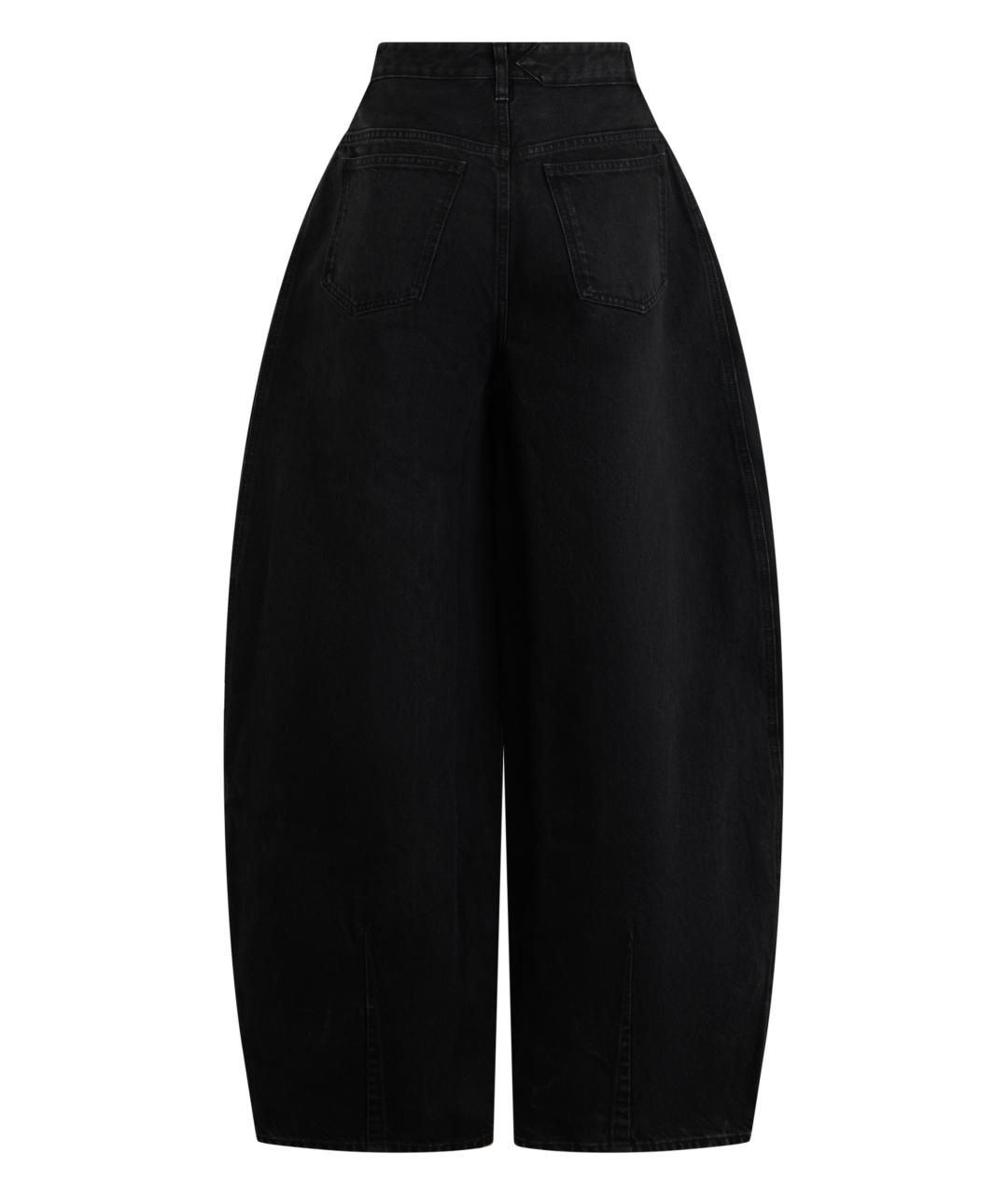 JACQUEMUS Черные хлопковые прямые джинсы, фото 2