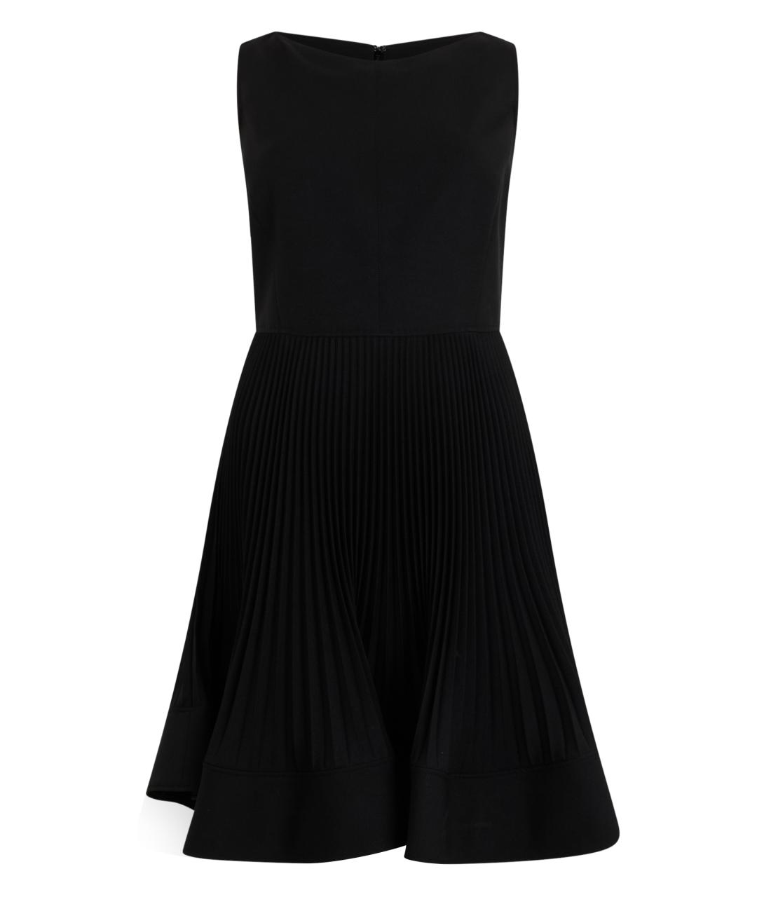 EMPORIO ARMANI Черное полиэстеровое повседневное платье, фото 1