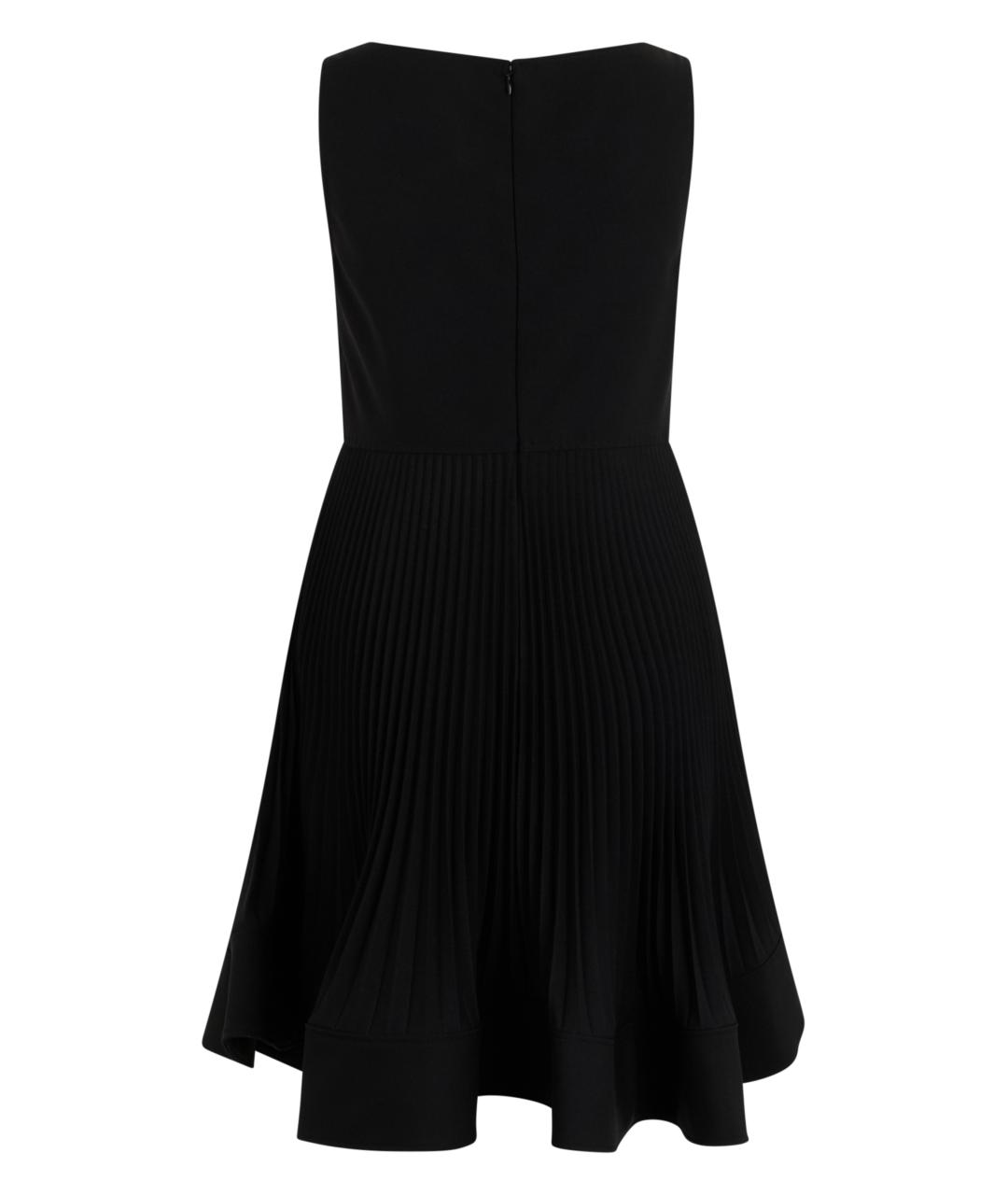 EMPORIO ARMANI Черное полиэстеровое повседневное платье, фото 2