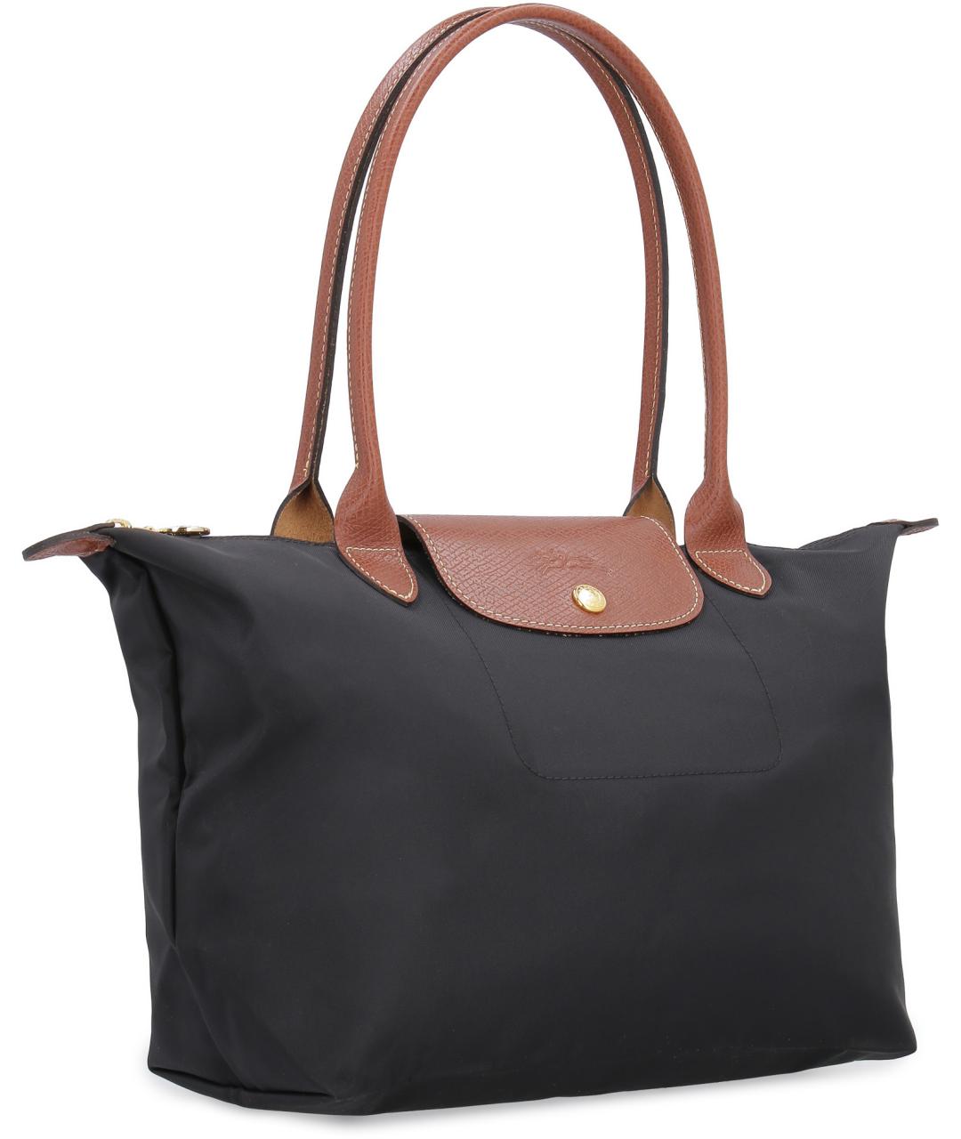 LONGCHAMP Черная нейлоновая сумка тоут, фото 2