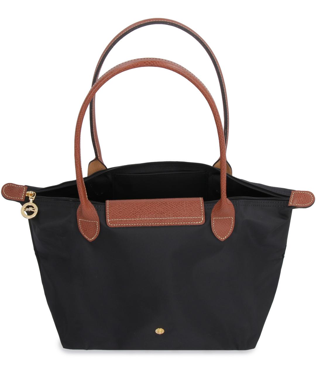 LONGCHAMP Черная нейлоновая сумка тоут, фото 4