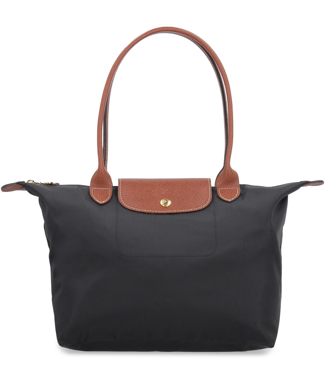LONGCHAMP Черная нейлоновая сумка тоут, фото 1