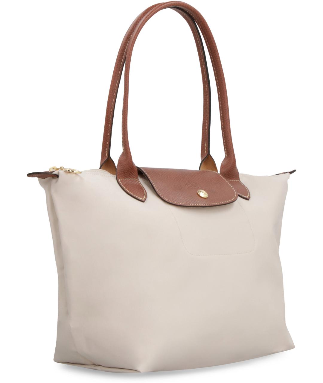 LONGCHAMP Белая нейлоновая сумка тоут, фото 2