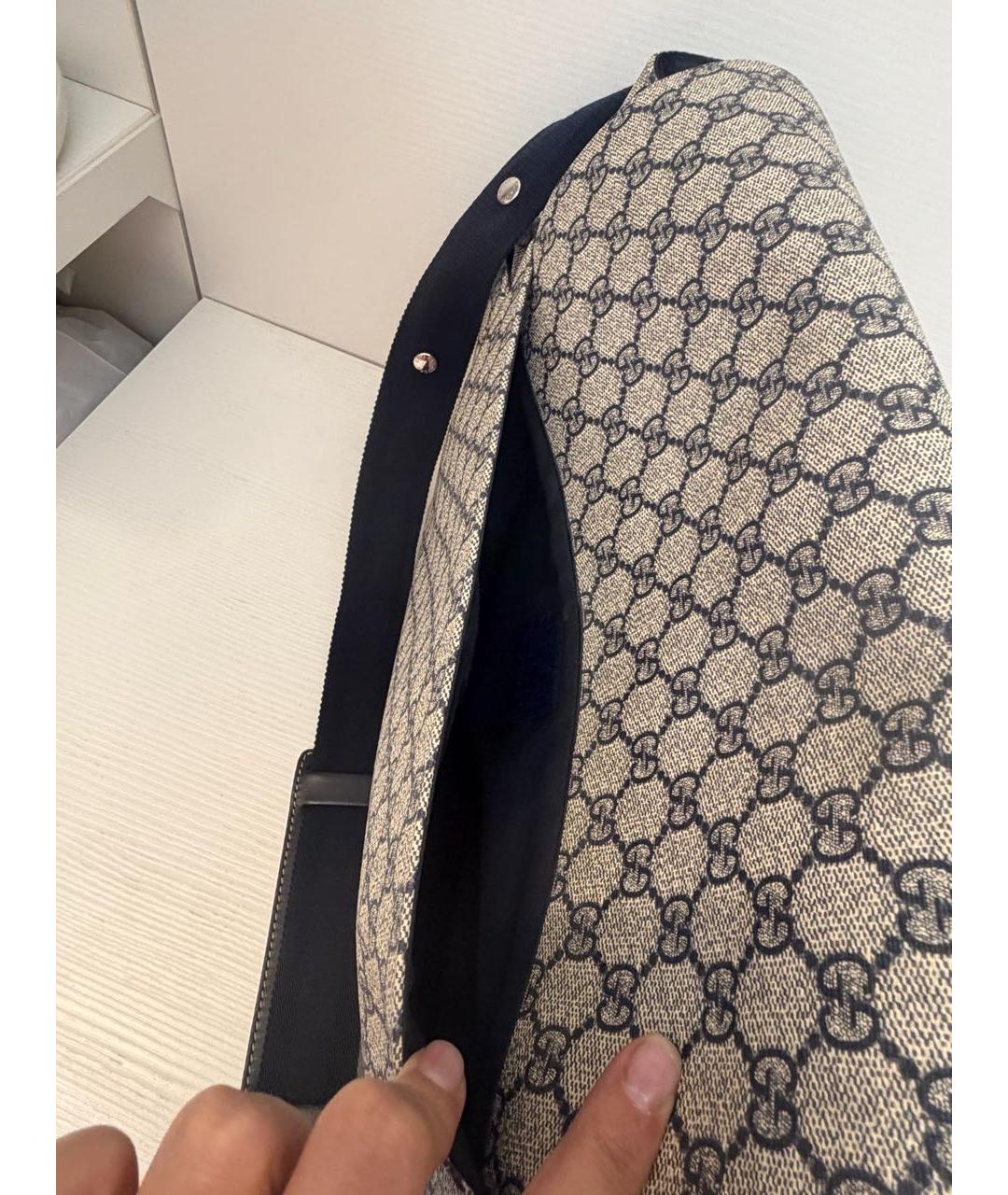 GUCCI Бежевая дорожная/спортивная сумка, фото 3