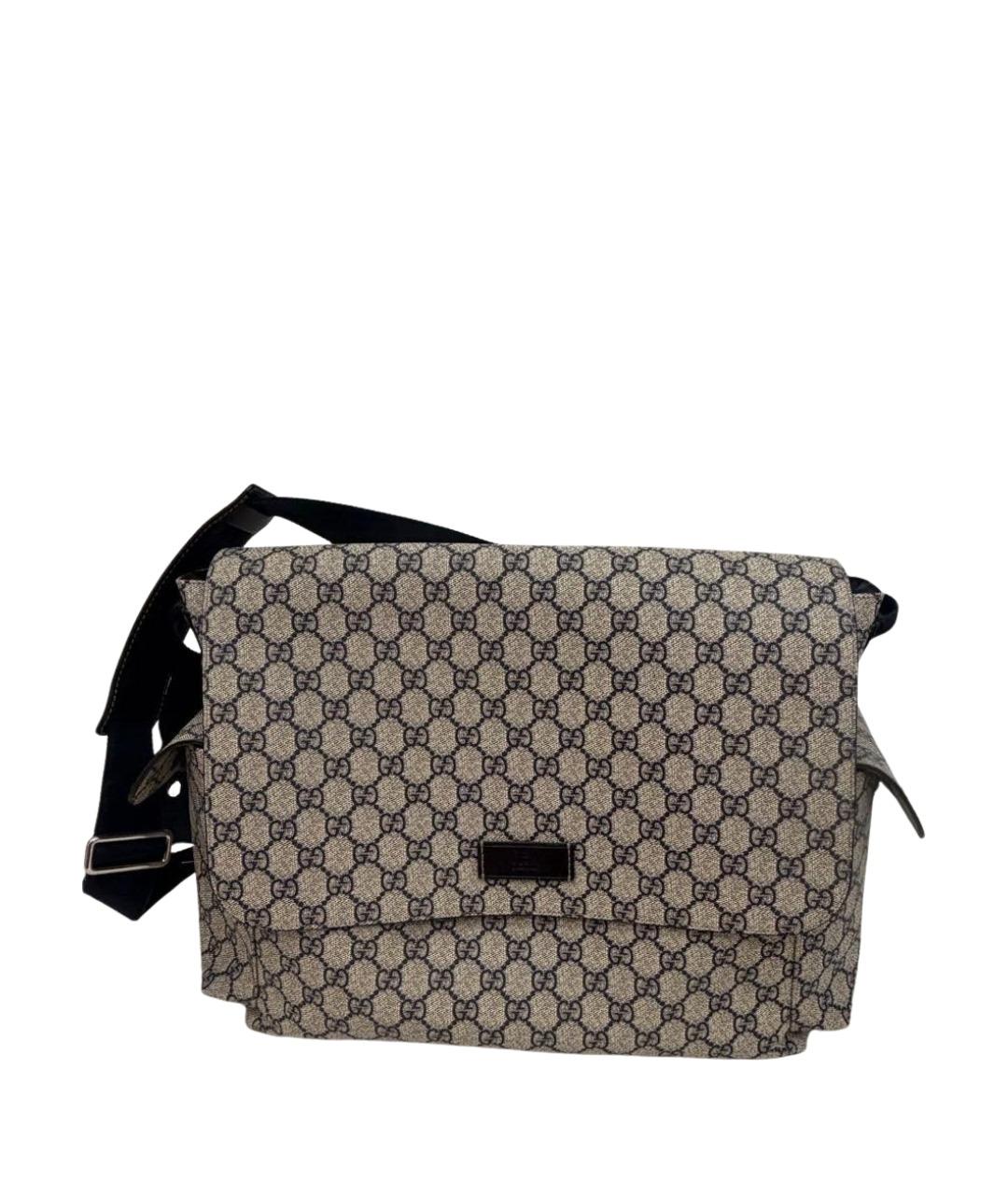 GUCCI Бежевая дорожная/спортивная сумка, фото 1