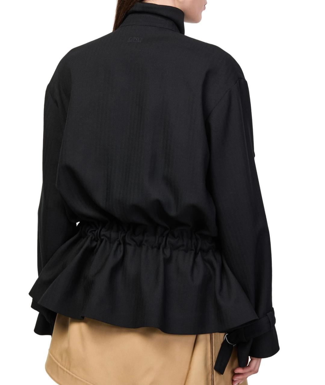 LOEWE Черная шерстяная куртка, фото 3