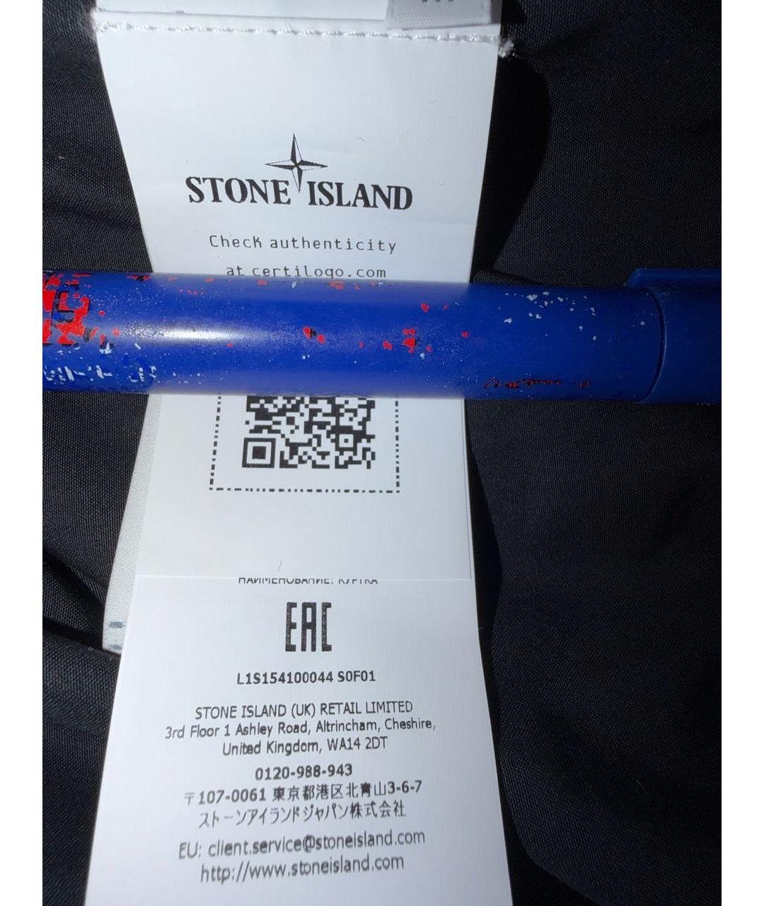 STONE ISLAND Черная куртка, фото 4