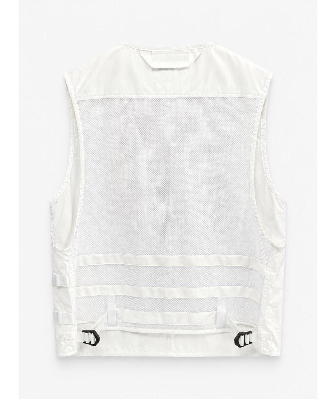 CP COMPANY Белый нейлоновый жилет, фото 2