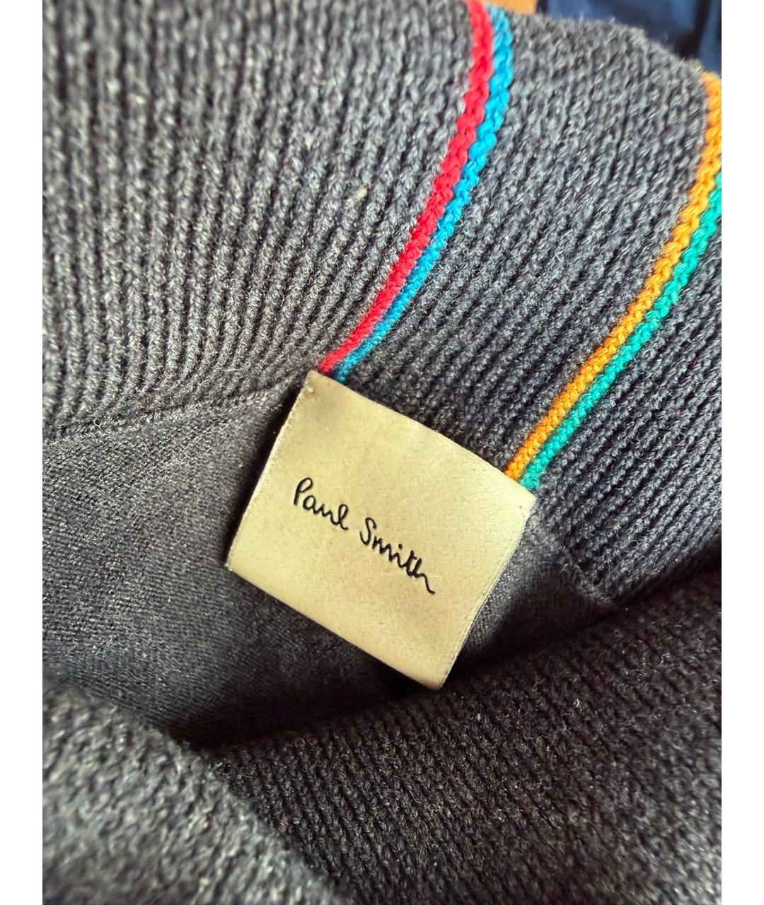 PAUL SMITH Серая шерстяная водолазка, фото 4