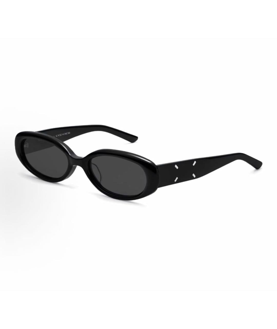 MM6 MAISON MARGIELA Черные пластиковые солнцезащитные очки, фото 3