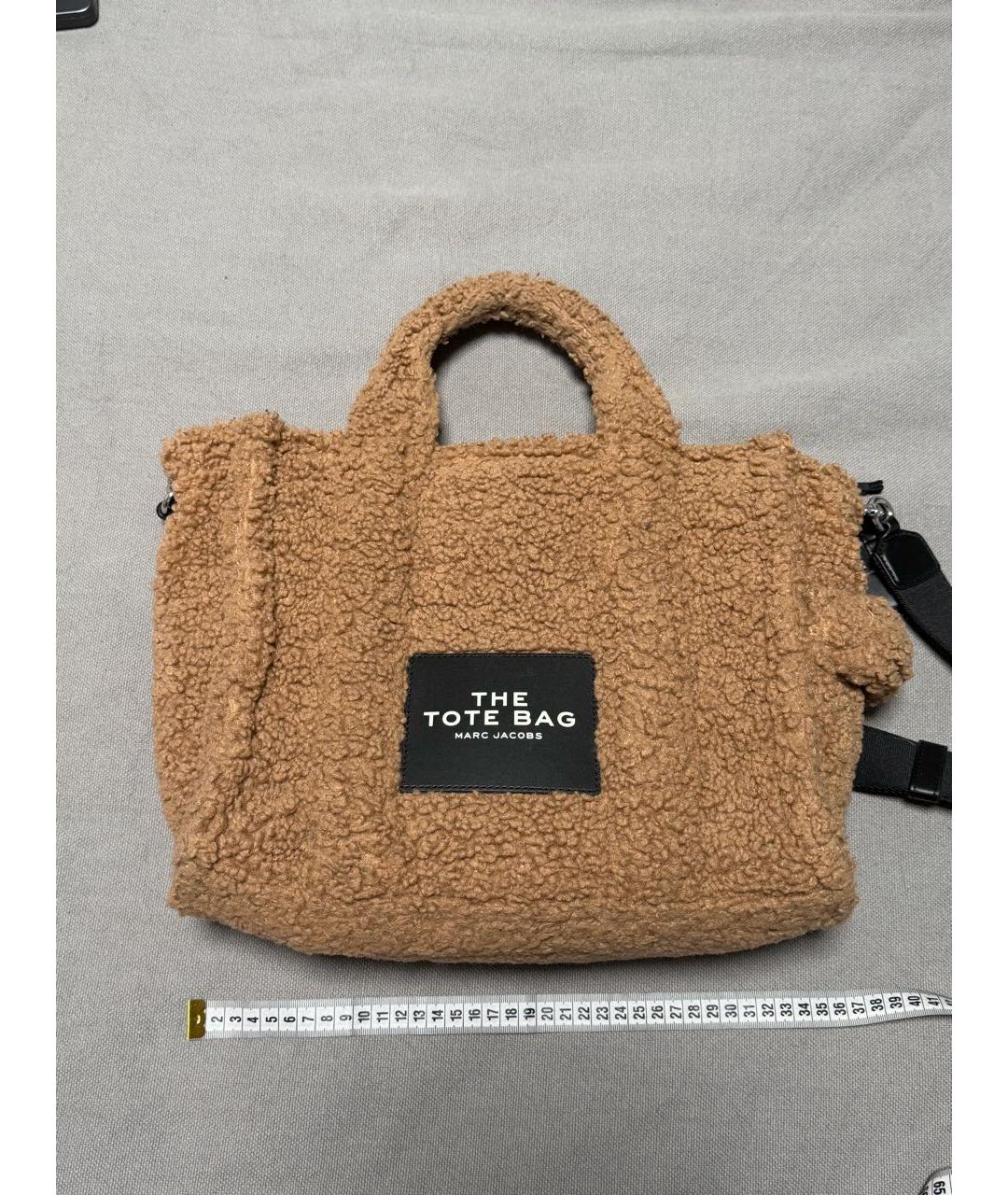MARC JACOBS Коричневая синтетическая сумка тоут, фото 2