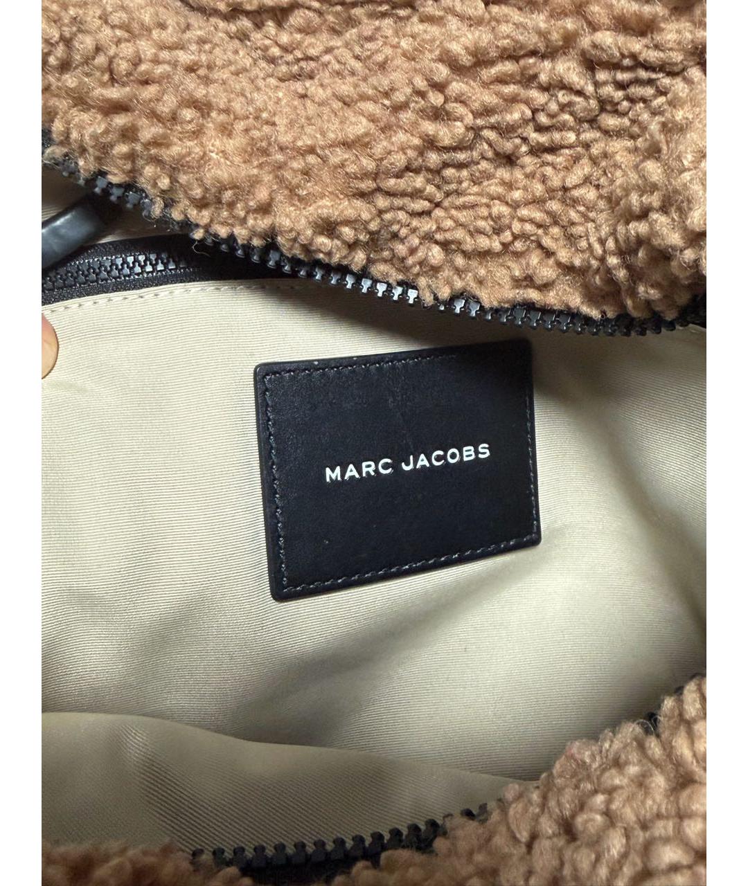 MARC JACOBS Коричневая синтетическая сумка тоут, фото 6