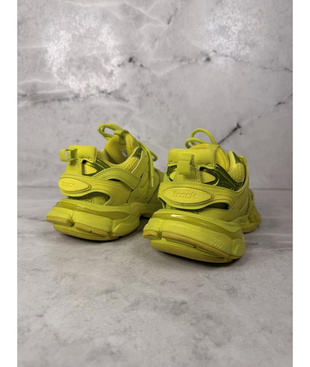 BALENCIAGA Салатовые кроссовки, фото 3