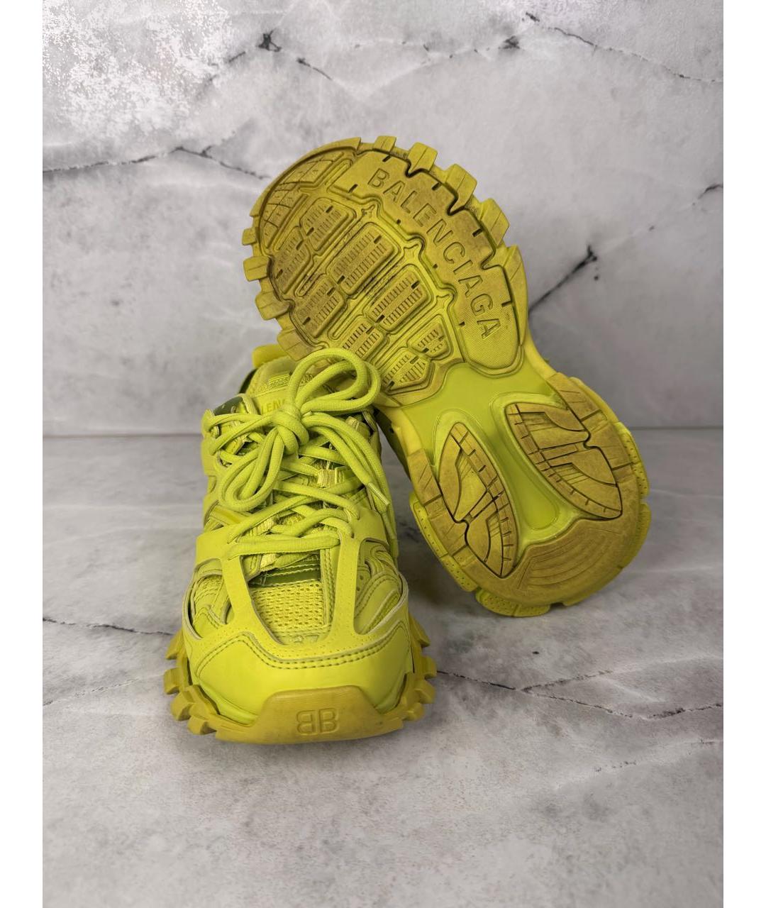 BALENCIAGA Салатовые кроссовки, фото 5