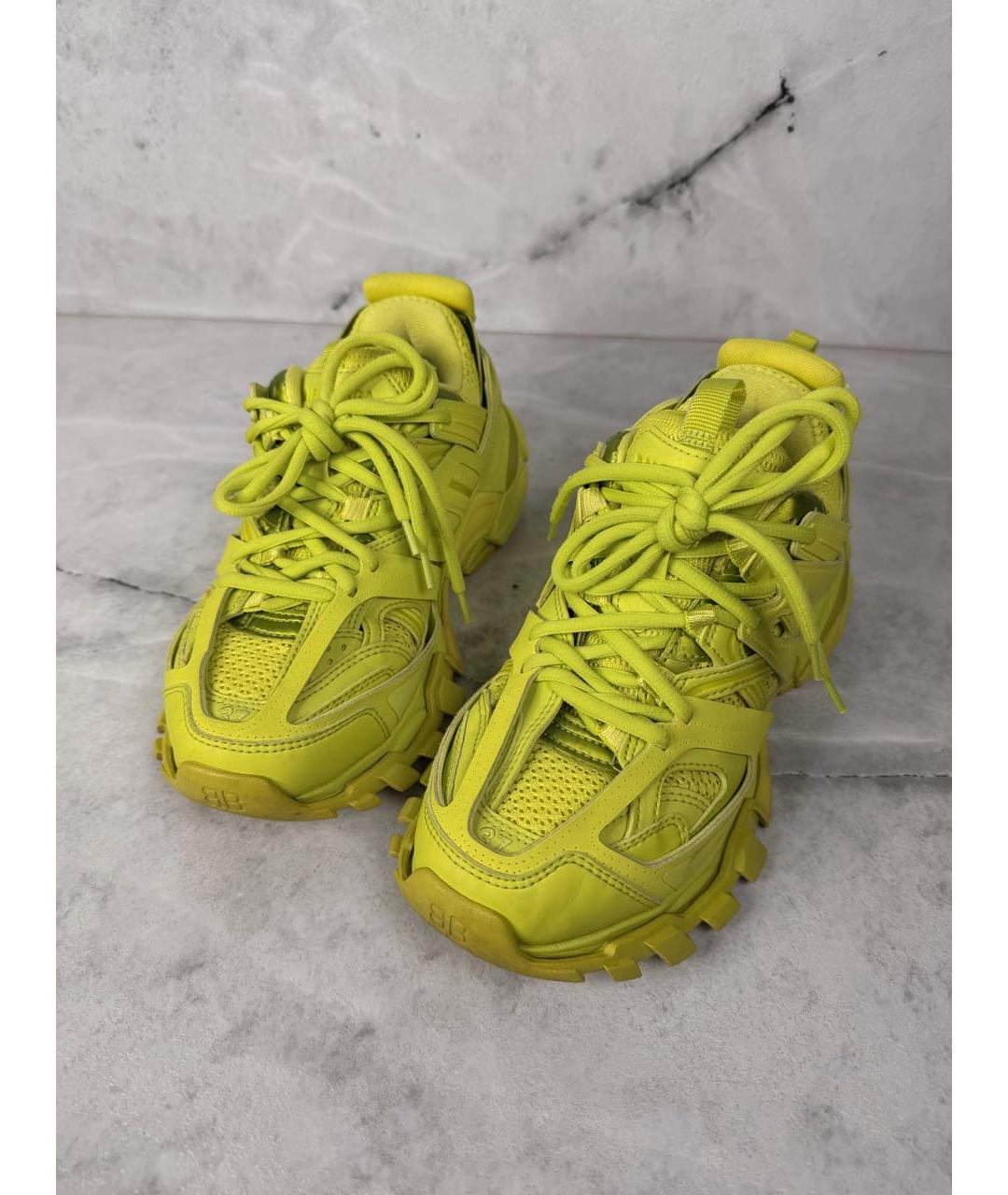 BALENCIAGA Салатовые кроссовки, фото 4
