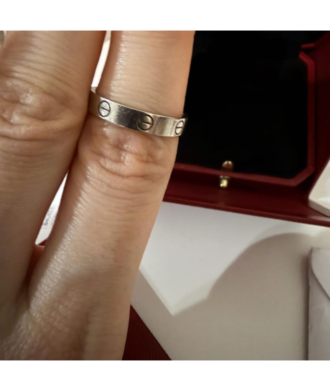CARTIER Серебряное кольцо из белого золота, фото 2