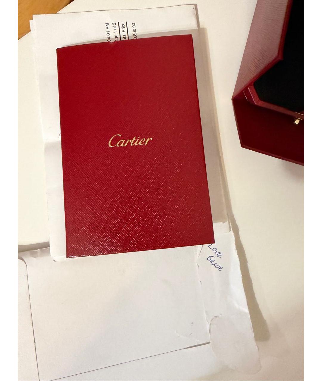 CARTIER Серебряное кольцо из белого золота, фото 5
