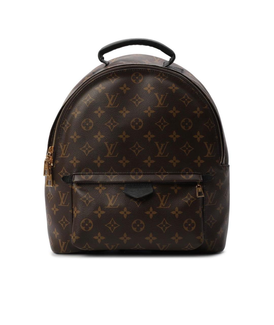 LOUIS VUITTON Коричневый кожаный рюкзак, фото 6