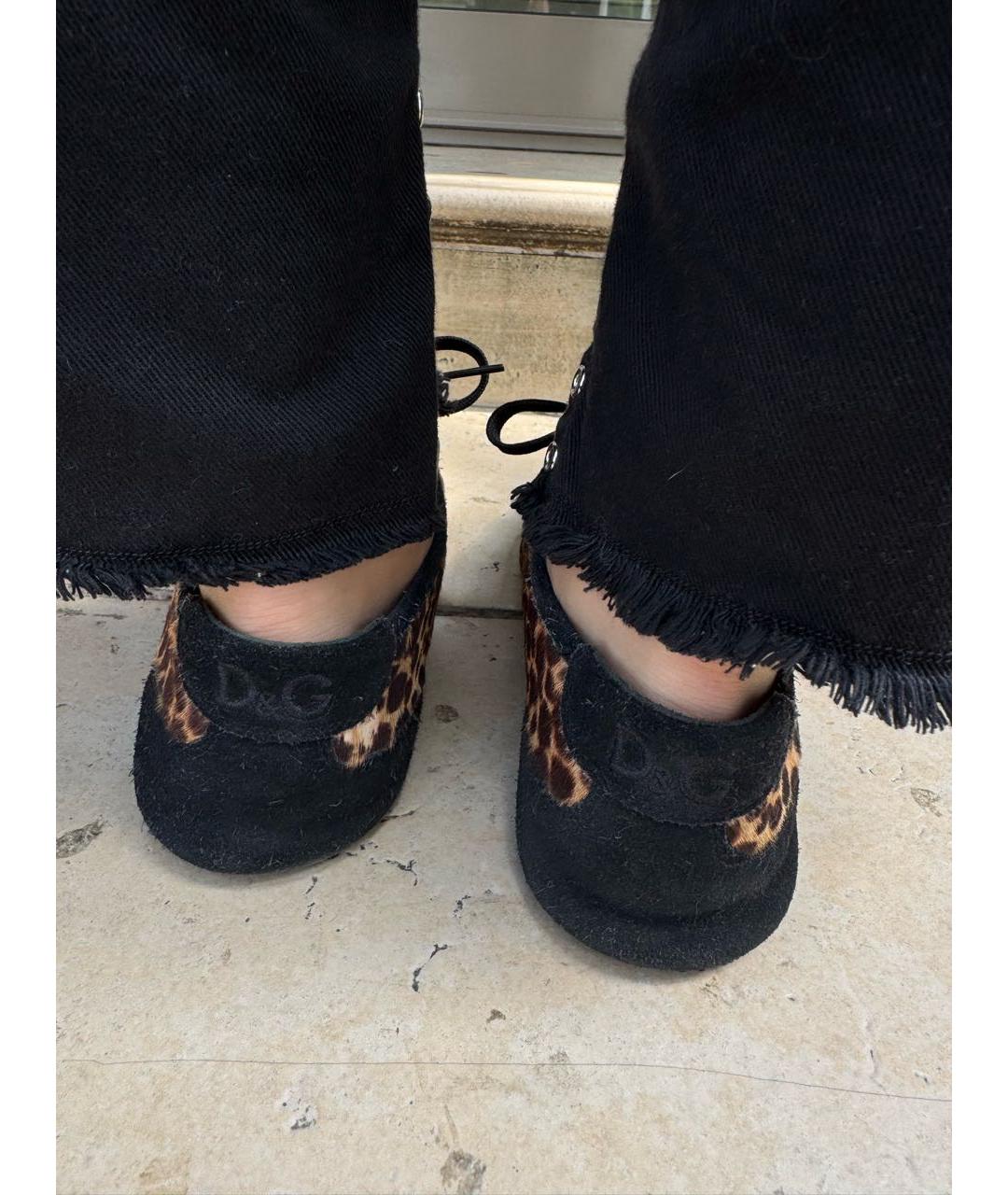 DOLCE&GABBANA Замшевые кеды, фото 5