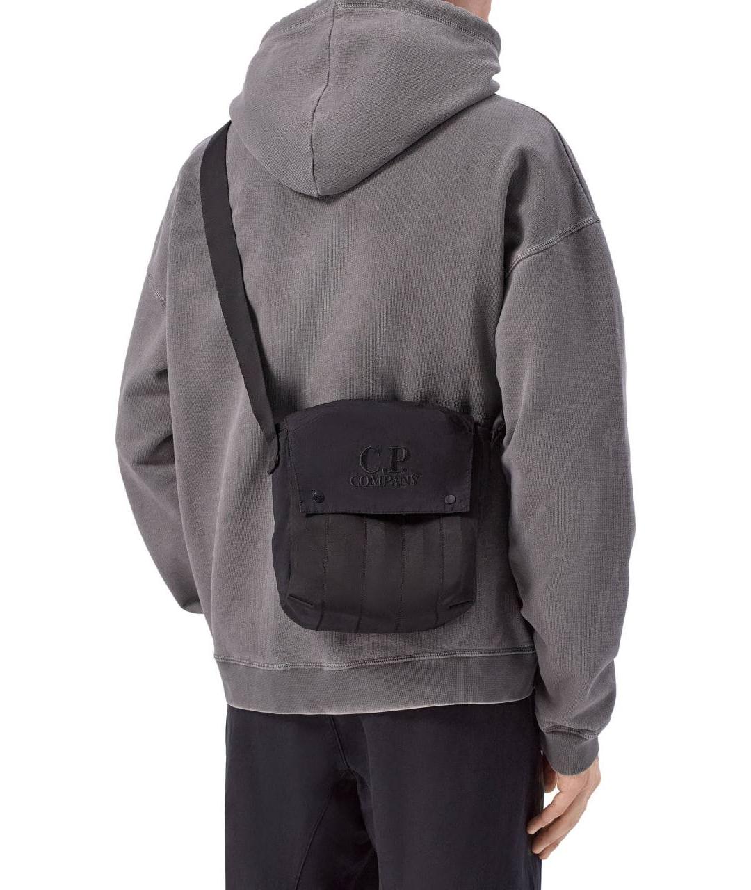 CP COMPANY Черная сумка на плечо, фото 4