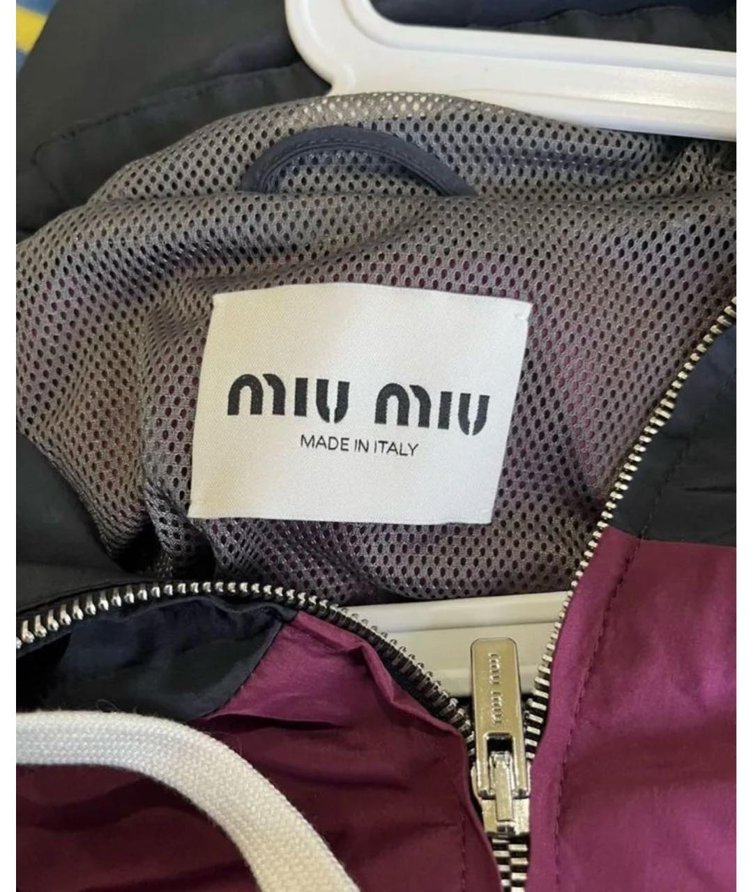 MIU MIU Черная хлопковая куртка, фото 2