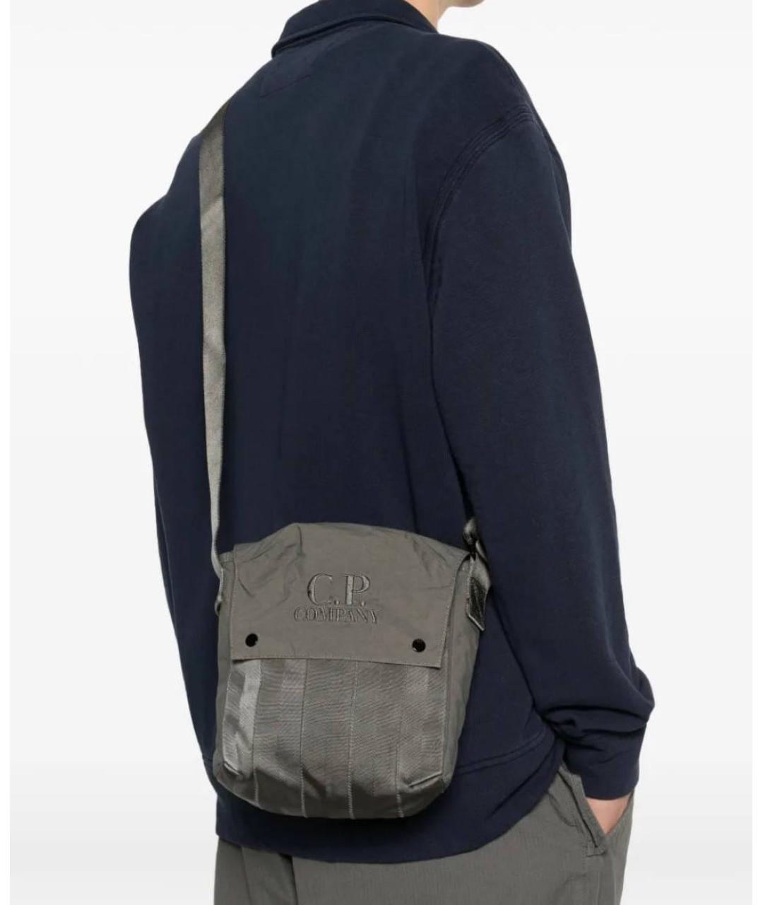 CP COMPANY Серая сумка на плечо, фото 3