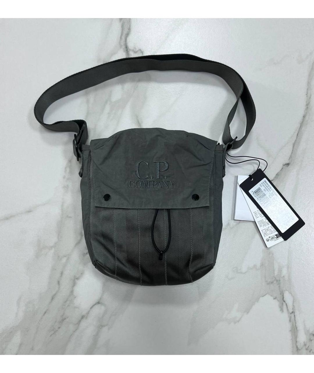 CP COMPANY Серая сумка на плечо, фото 4