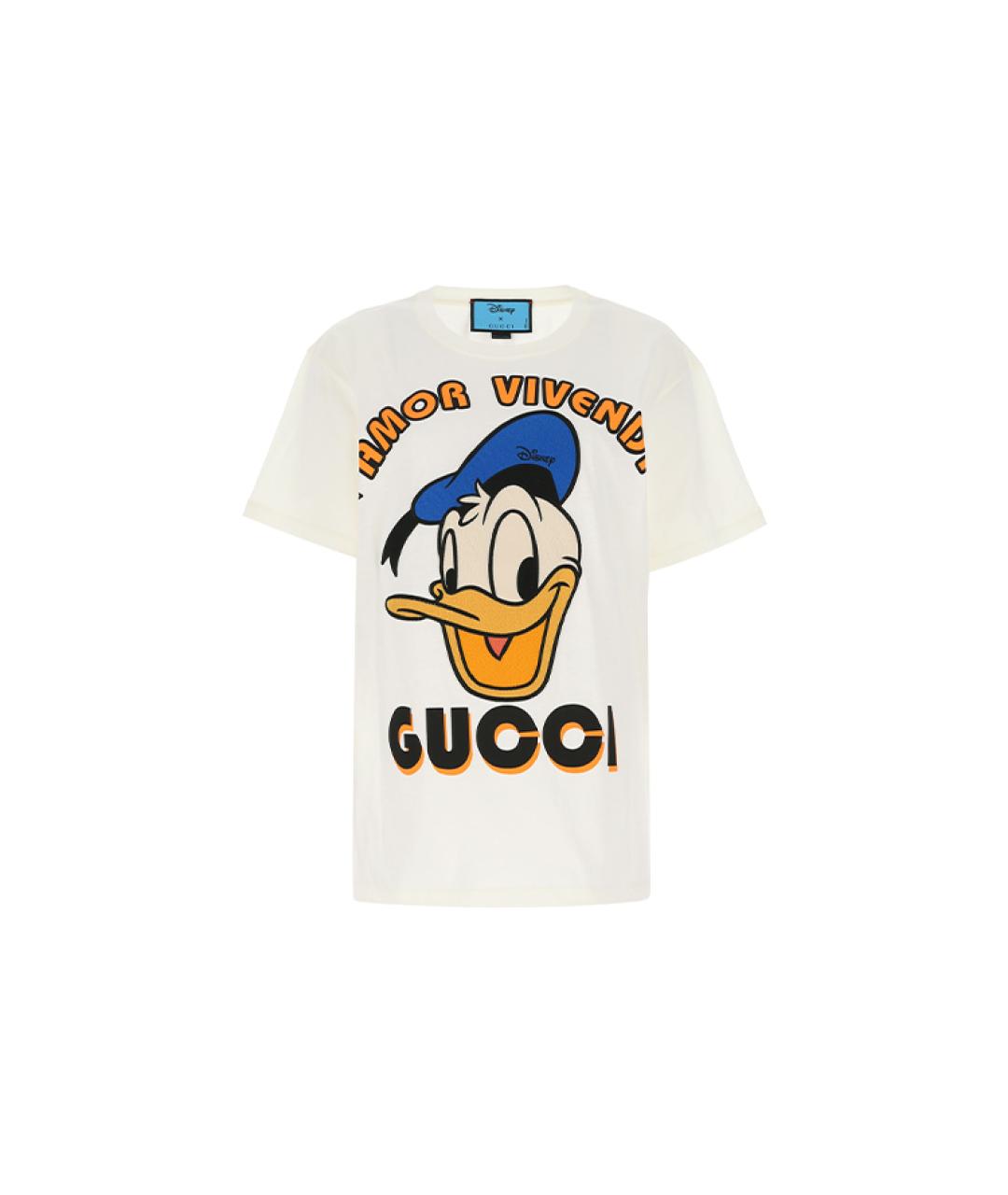 GUCCI Белая футболка, фото 6