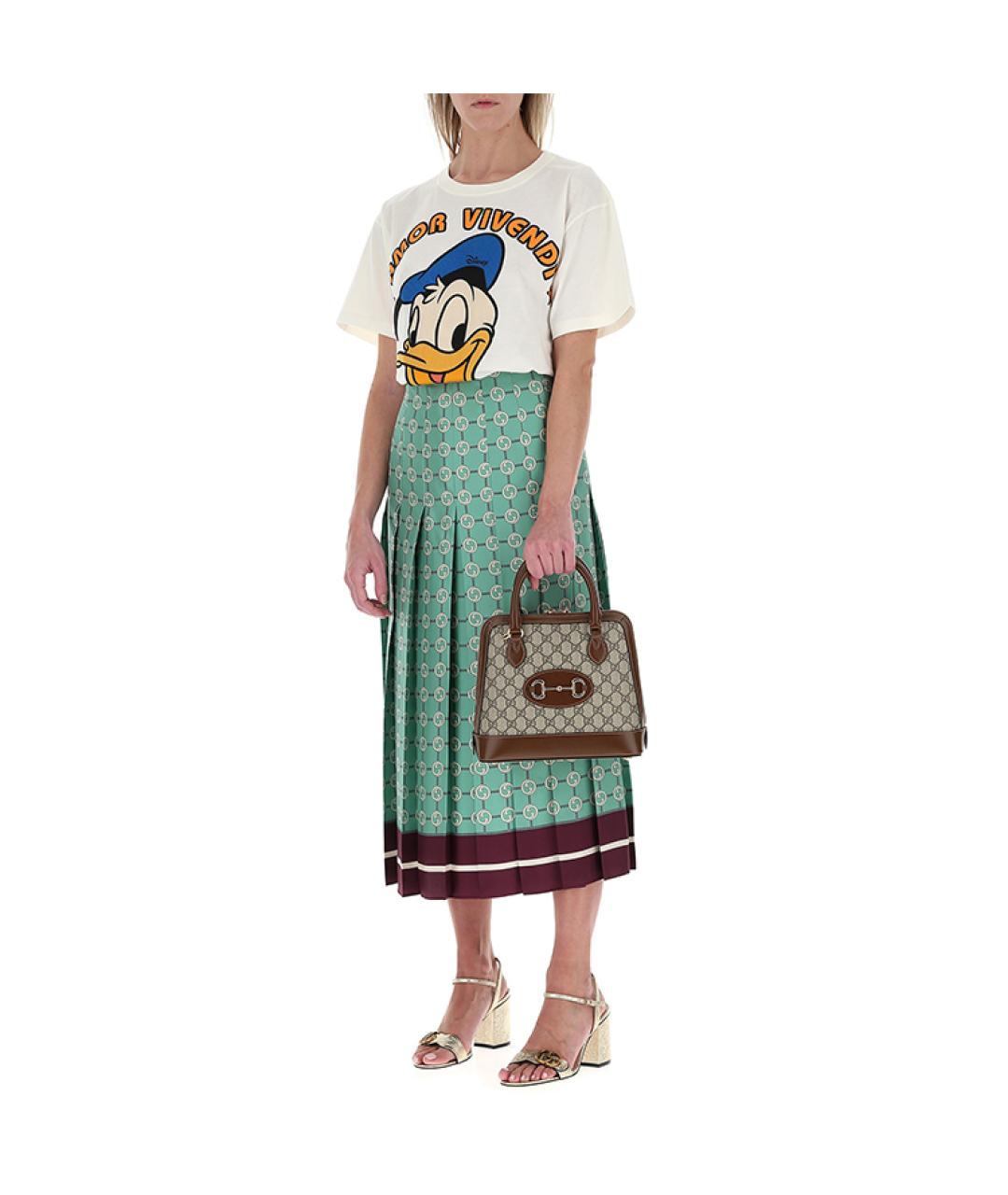 GUCCI Белая футболка, фото 3