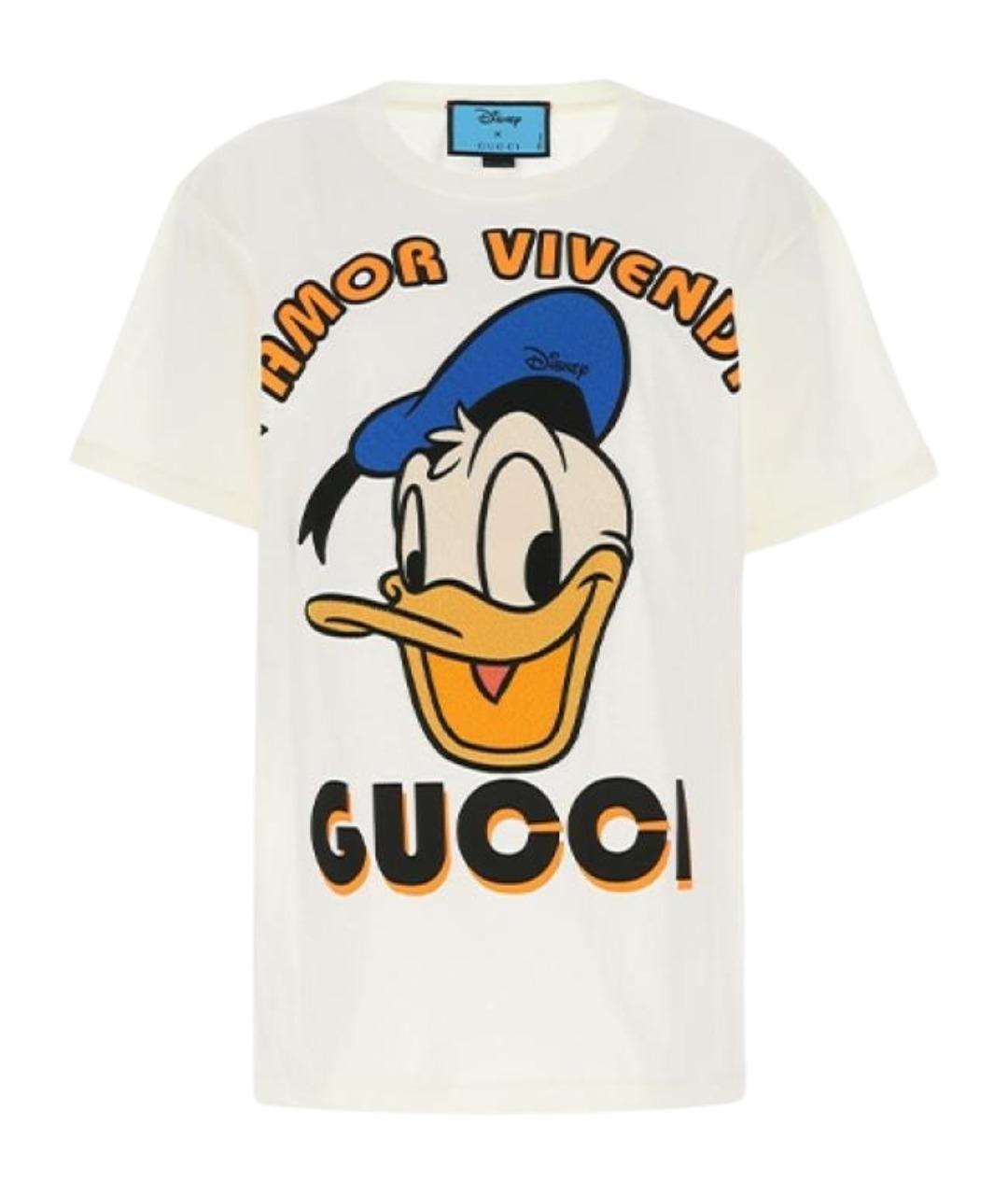 GUCCI Белая футболка, фото 1