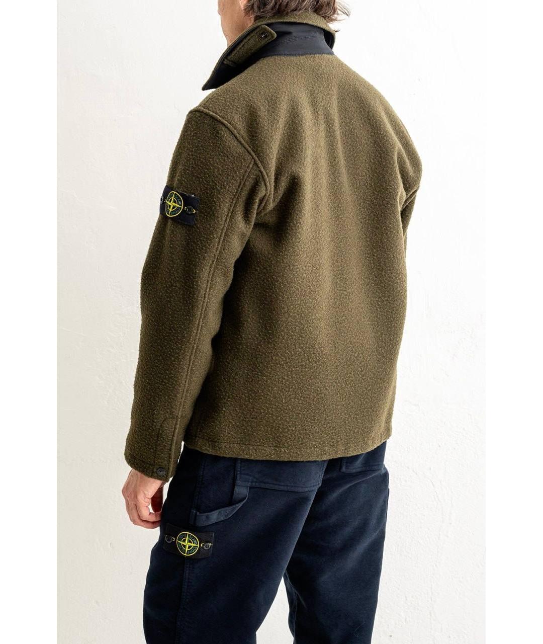 STONE ISLAND Зеленая куртка, фото 8