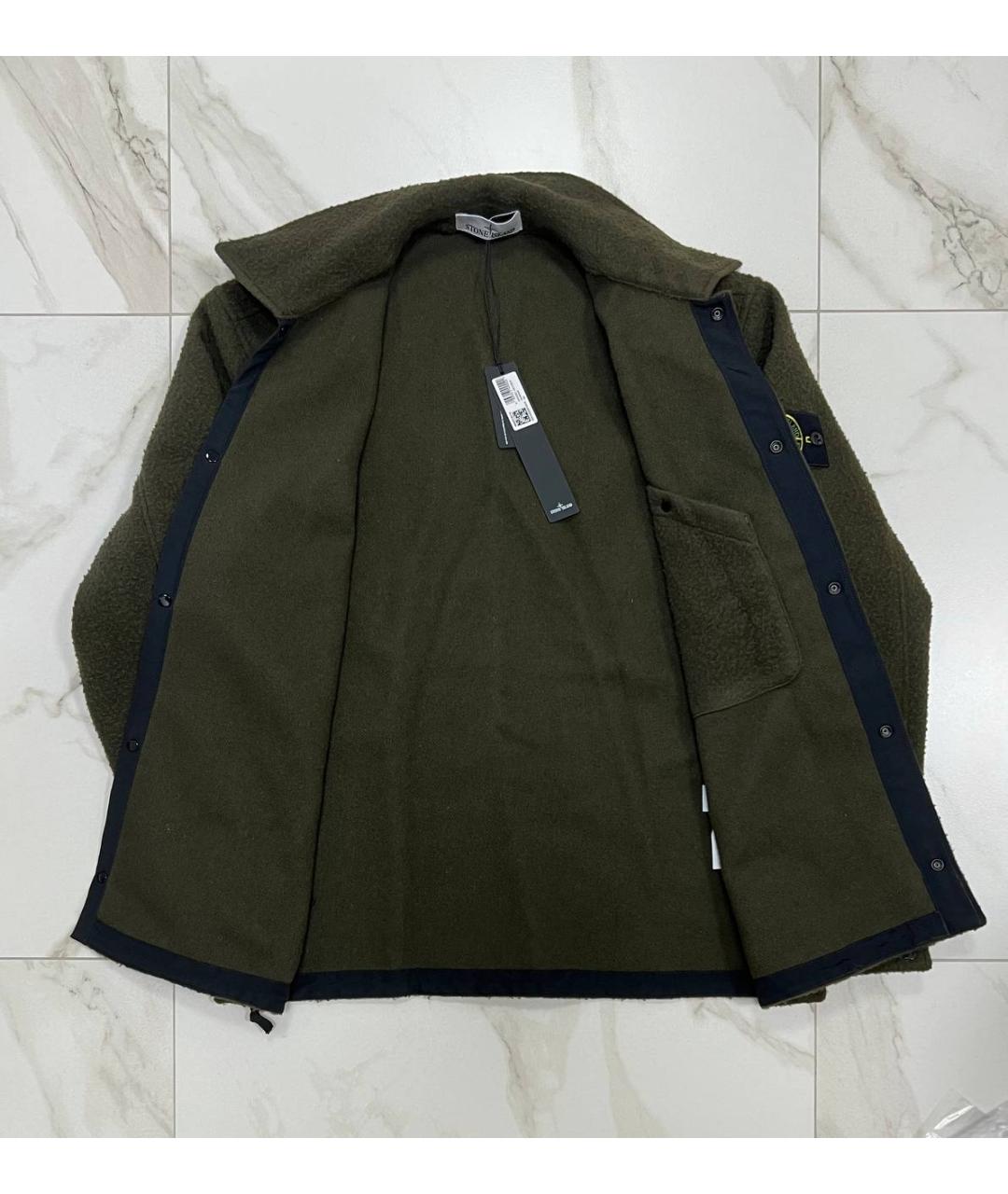 STONE ISLAND Зеленая куртка, фото 4