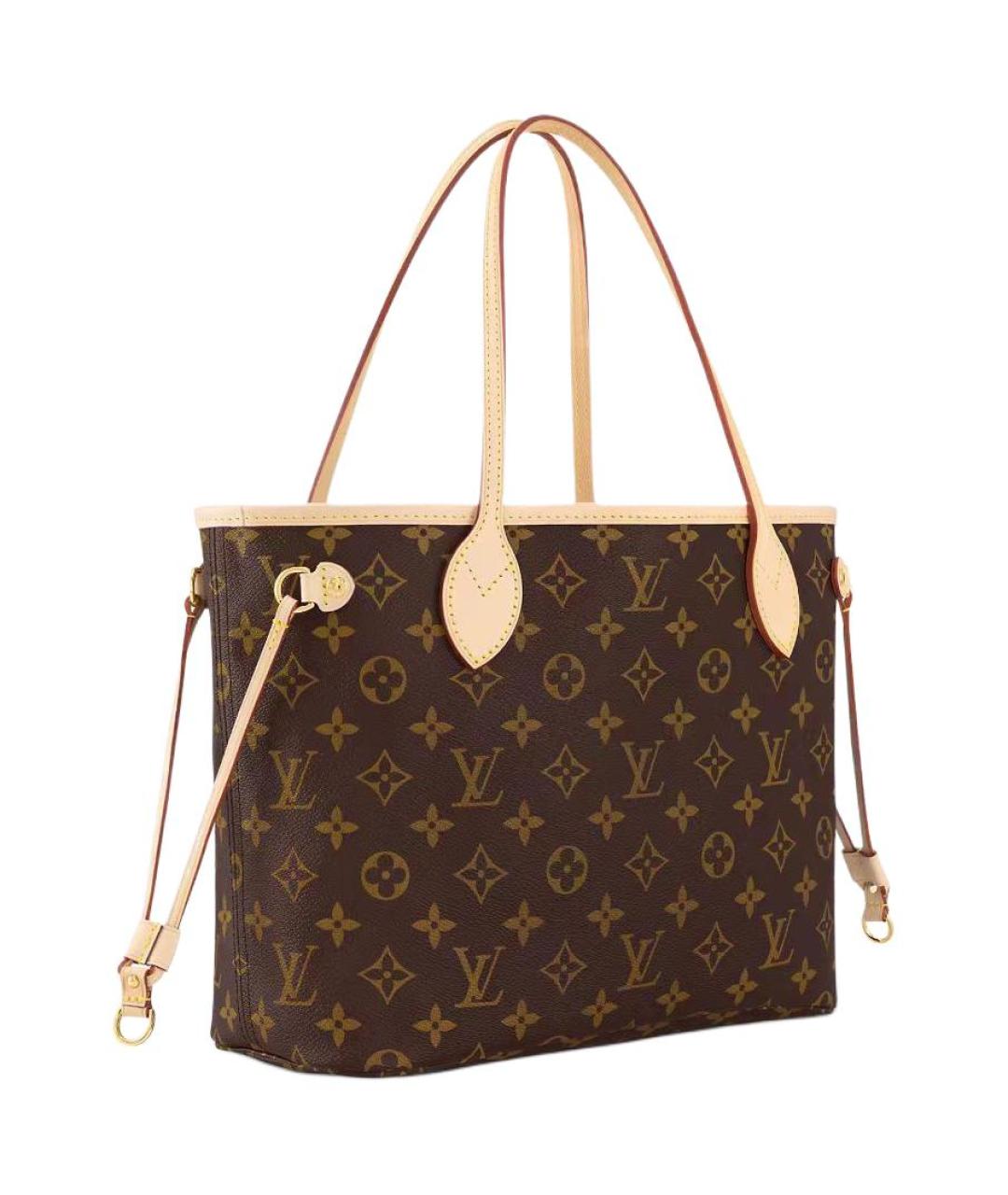 LOUIS VUITTON Коричневая сумка через плечо из канвы, фото 2