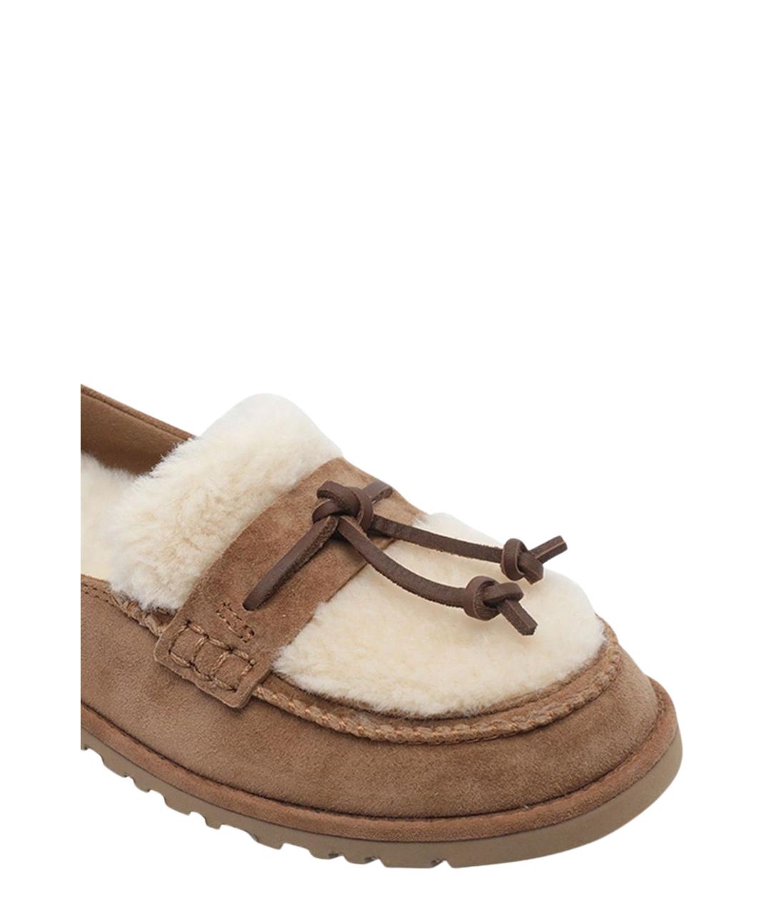 UGG Коричневые замшевые лоферы, фото 4