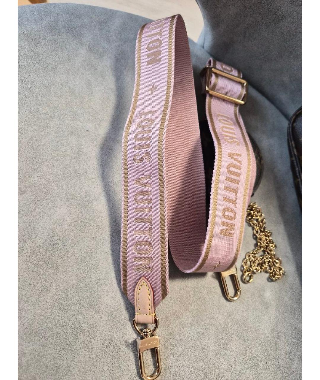 LOUIS VUITTON Коричневая сумка через плечо из канвы, фото 5