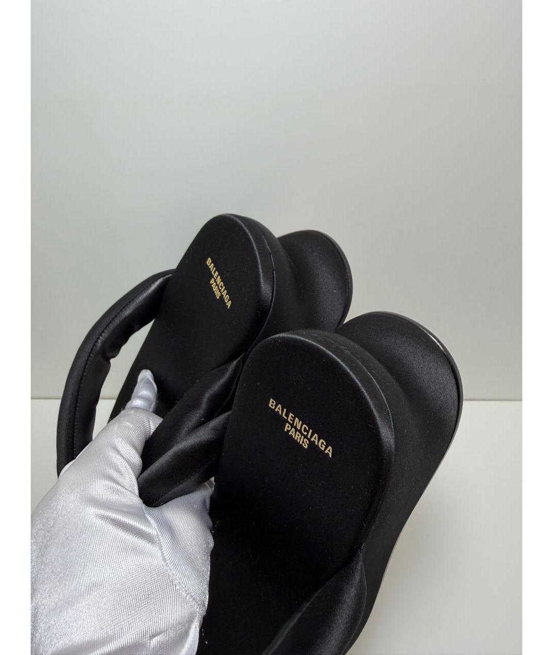 BALENCIAGA Черные сандалии, фото 4
