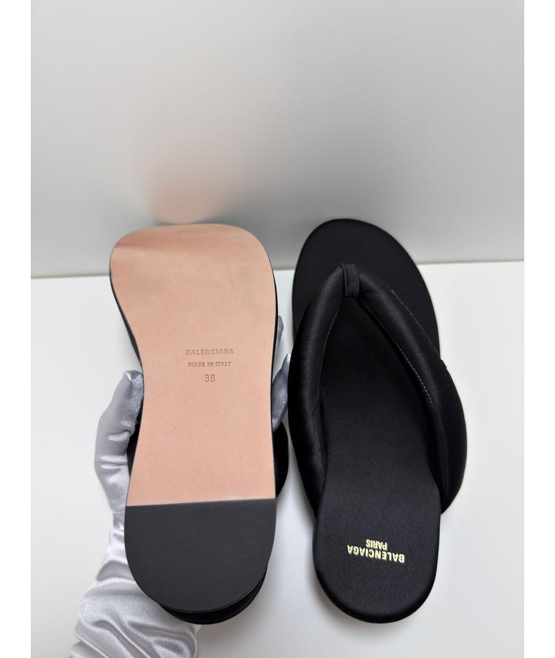 BALENCIAGA Черные сандалии, фото 3