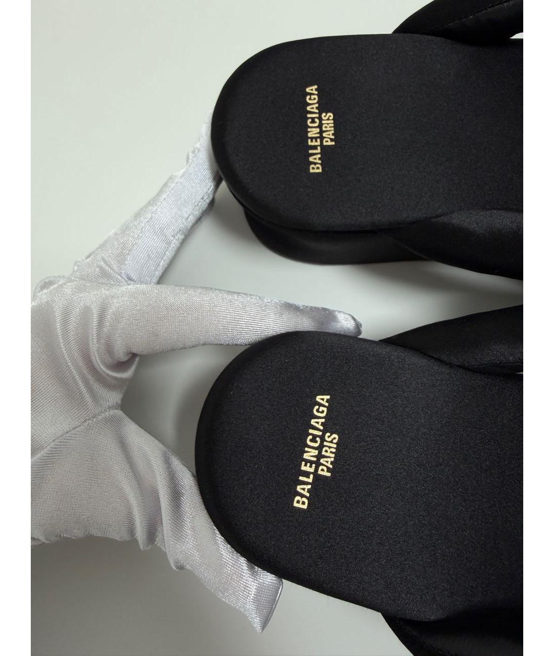 BALENCIAGA Черные сандалии, фото 6