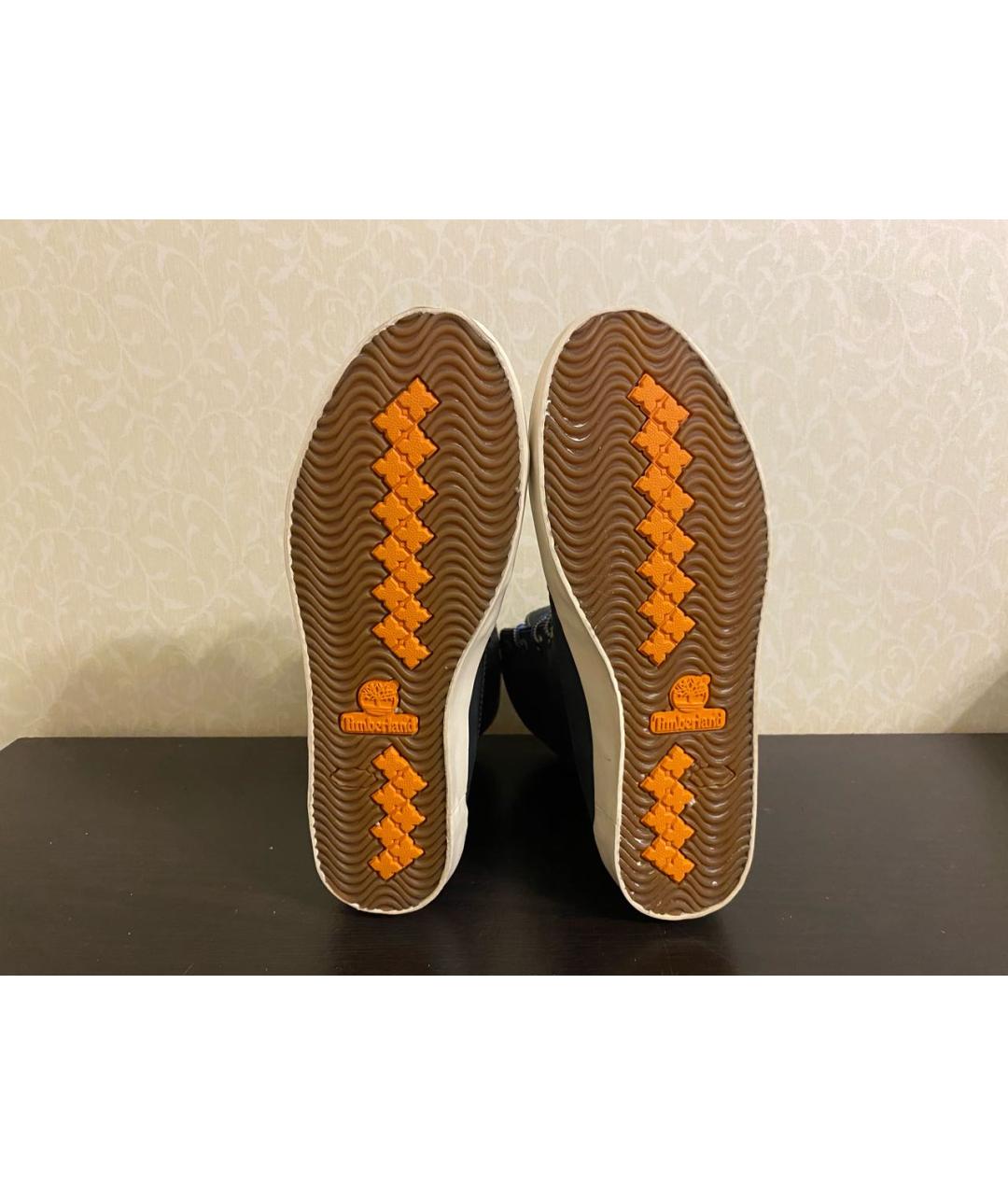 TIMBERLAND Темно-синие кожаные кеды, фото 5