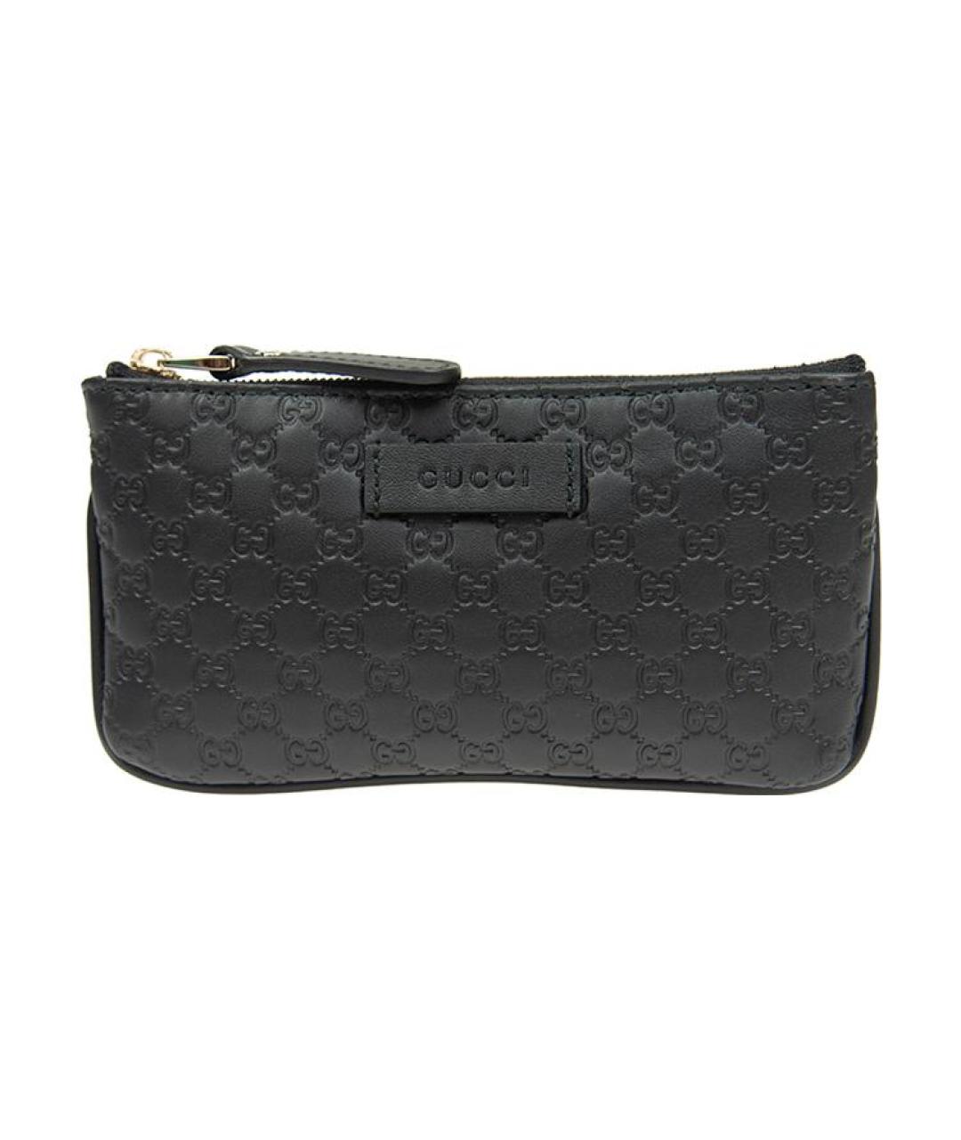 GUCCI Черный кожаный кошелек, фото 1