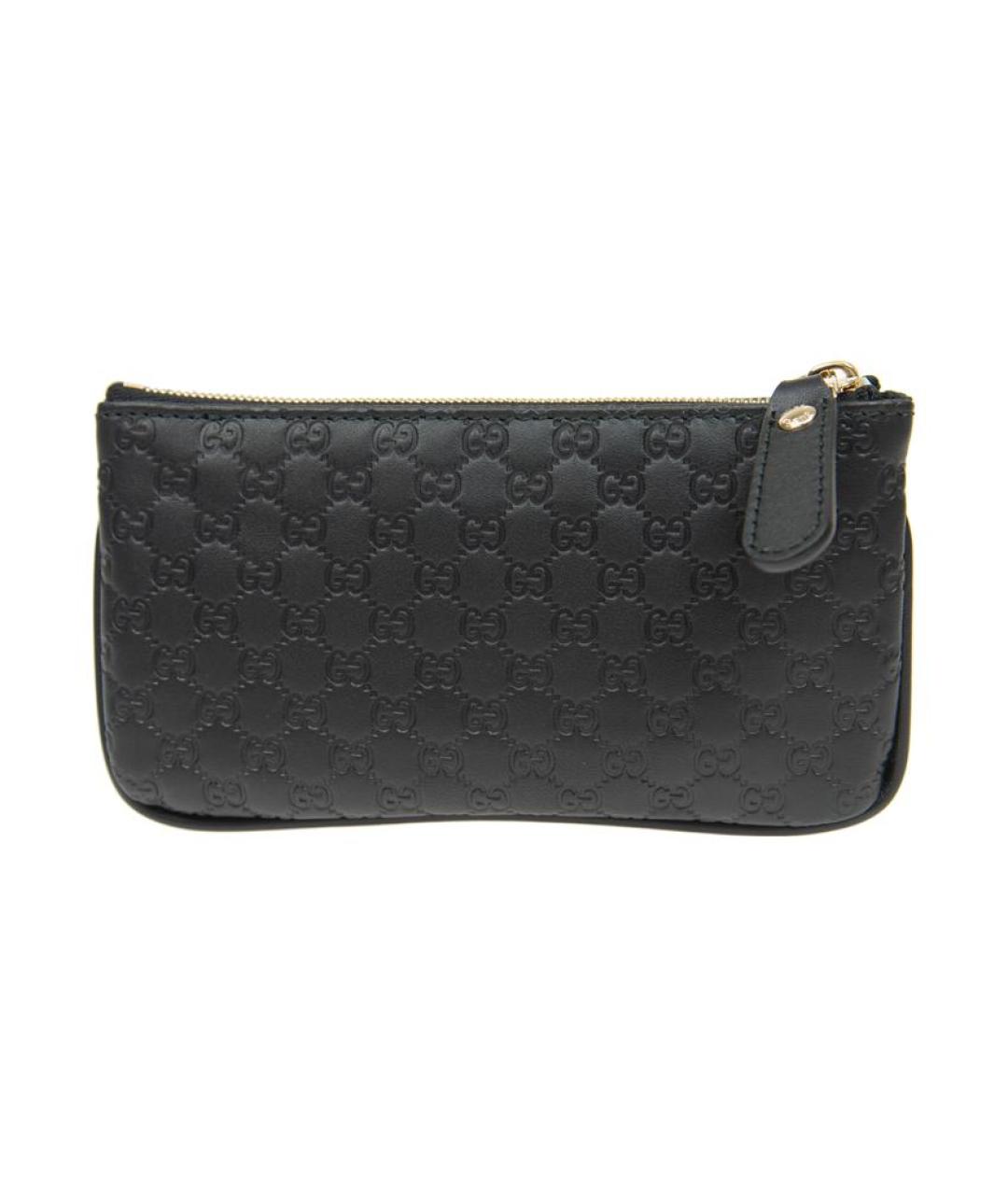 GUCCI Черный кожаный кошелек, фото 3