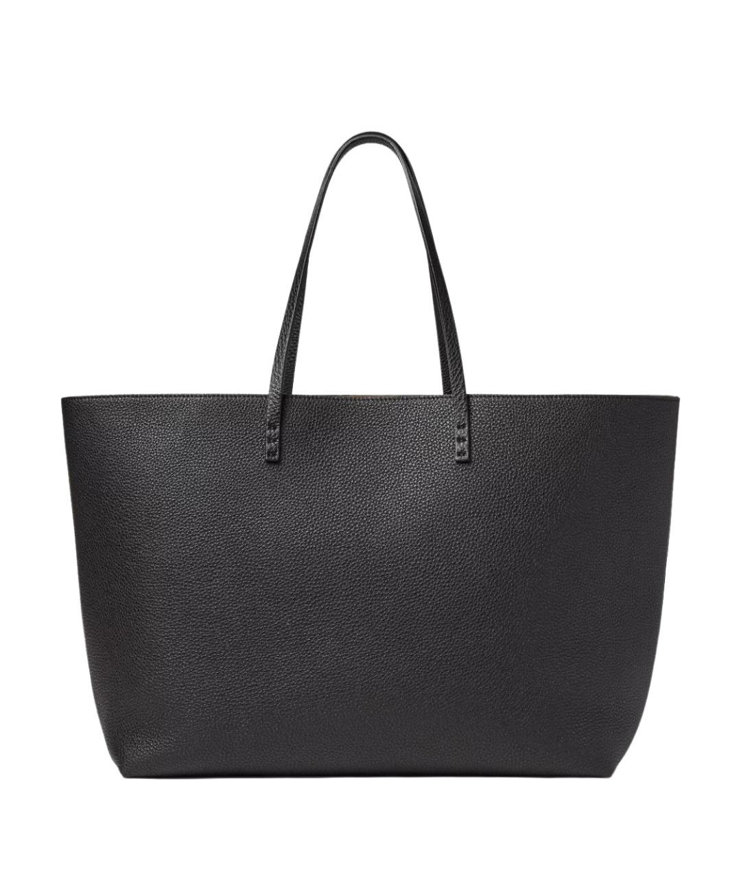 FENDI Черная кожаная сумка тоут, фото 1