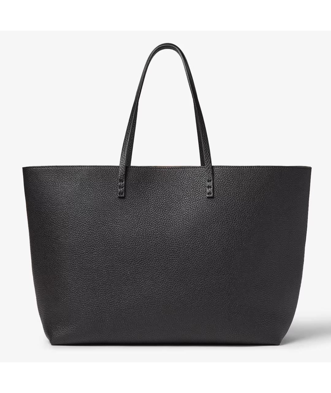 FENDI Черная кожаная сумка тоут, фото 4