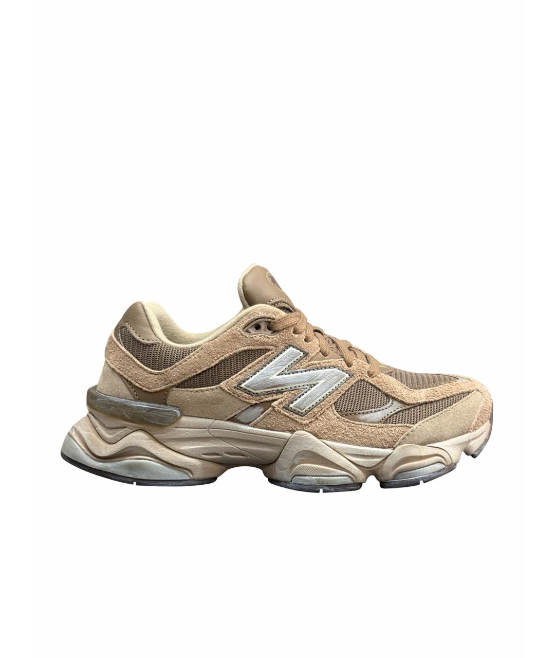 NEW BALANCE Коричневые замшевые кроссовки, фото 1
