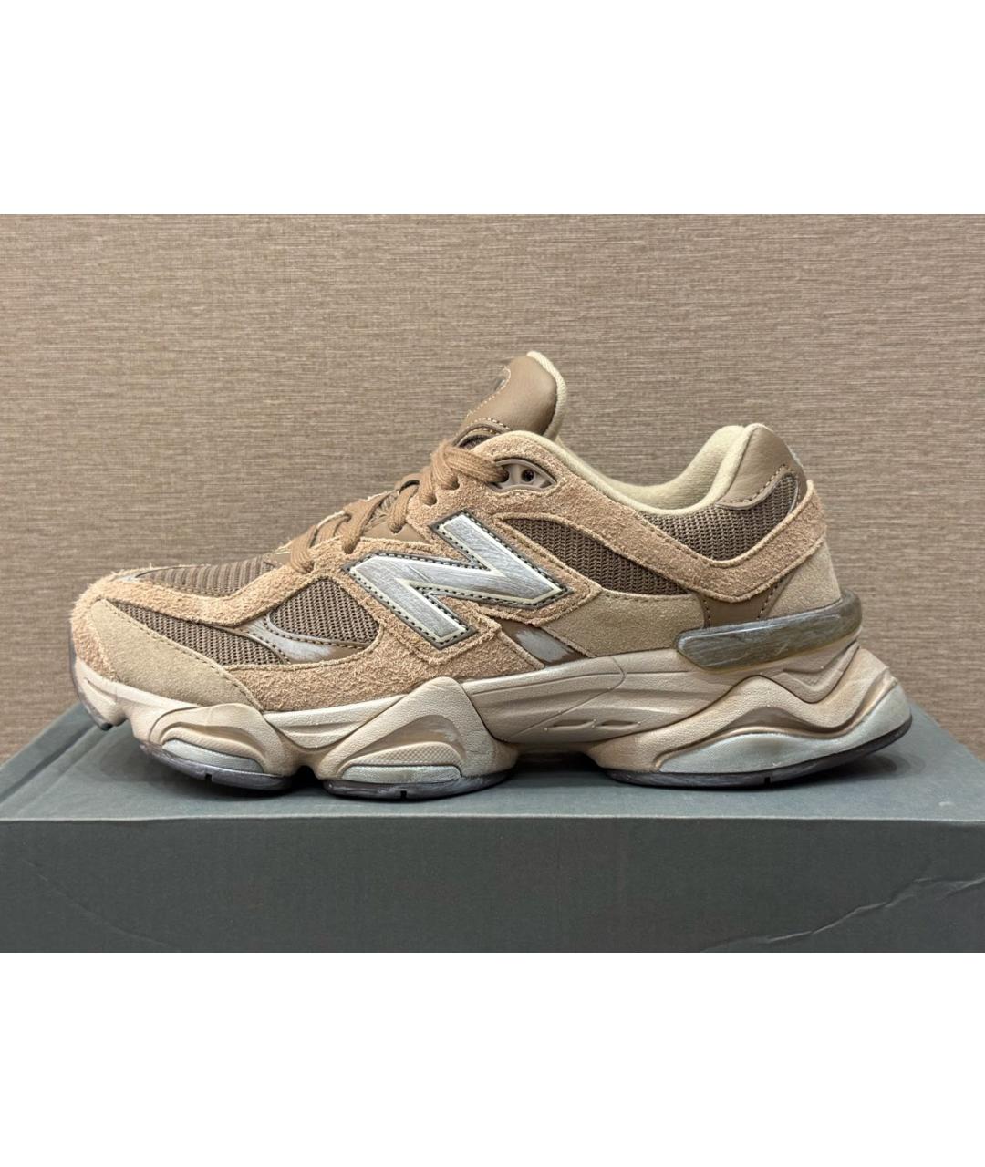 NEW BALANCE Коричневые замшевые кроссовки, фото 9